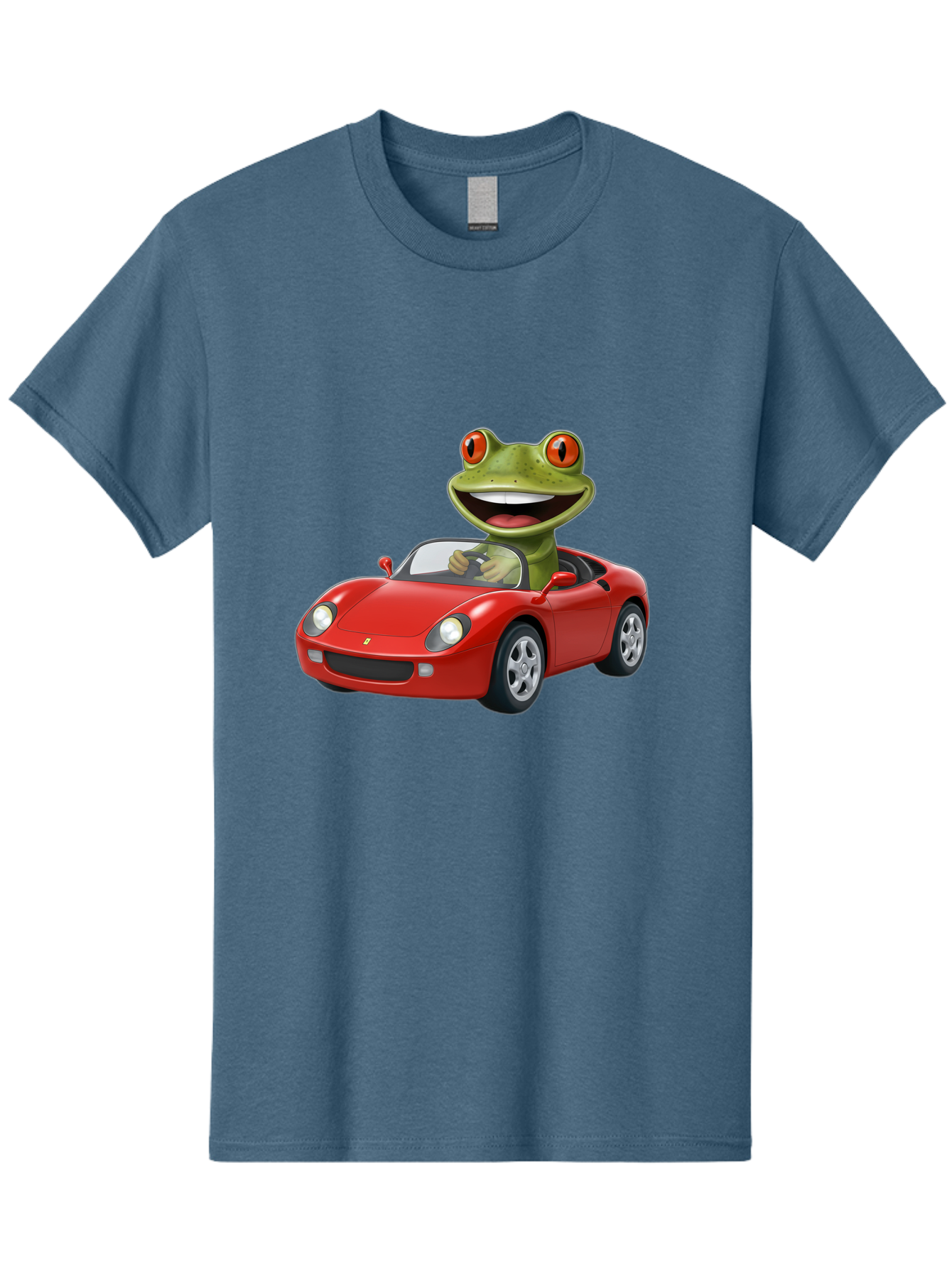 Frog-In-Red-Sports-Car Men'S Graphic Tee, 100% Cotton, Comfortable Casual Summer Wear, Machine Washable, Vintage Camera, Old Camera, Antique Camera, Black Camera, Classic Photography, Photography Equipment, Nostalgic Device, Film Camera, Baf838
