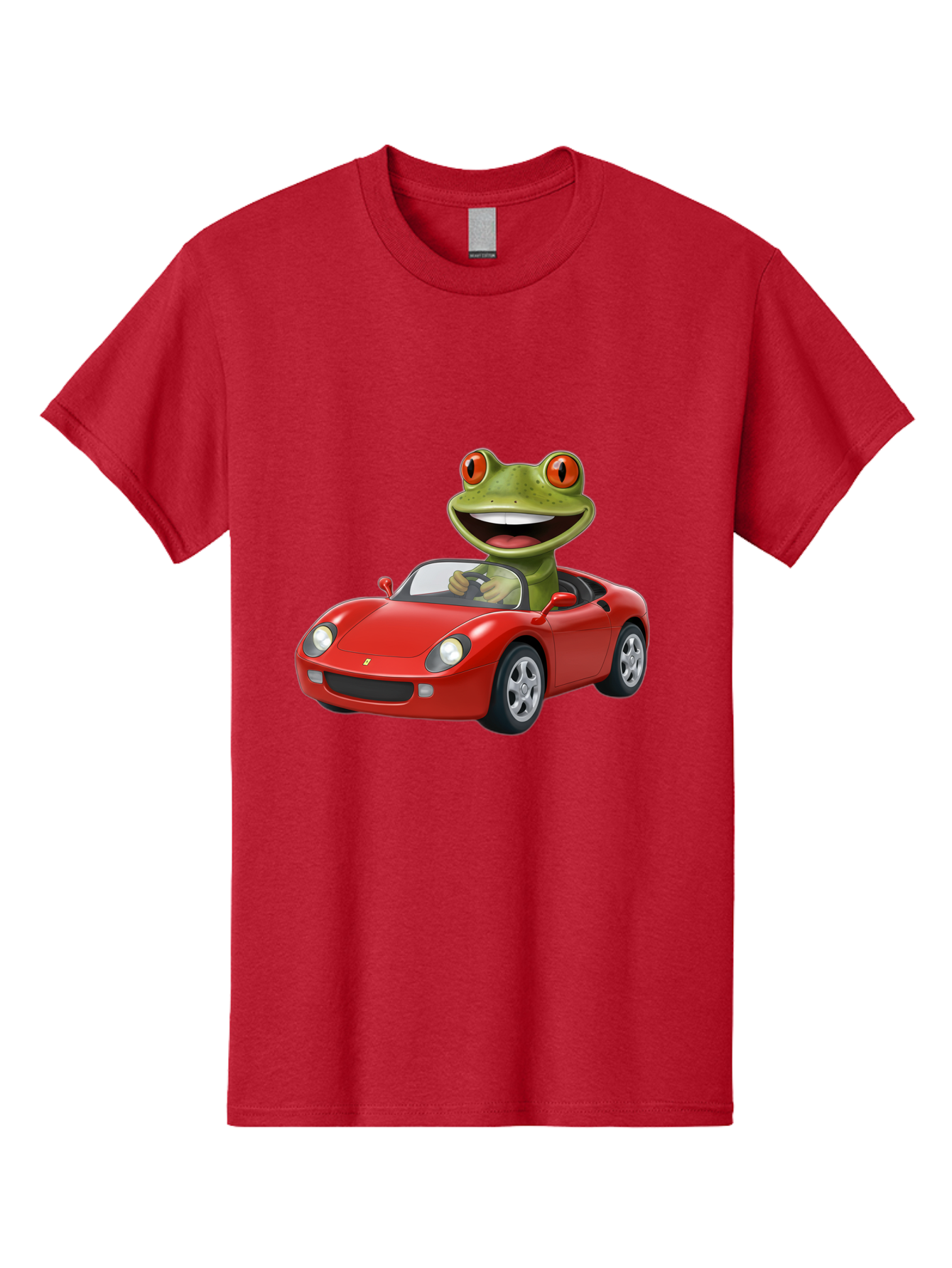 Frog-In-Red-Sports-Car Men'S Graphic Tee, 100% Cotton, Comfortable Casual Summer Wear, Machine Washable, Vintage Camera, Old Camera, Antique Camera, Black Camera, Classic Photography, Photography Equipment, Nostalgic Device, Film Camera, Baf838