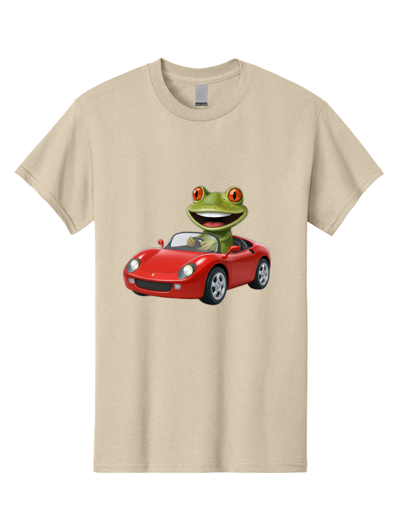 Frog-In-Red-Sports-Car Men'S Graphic Tee, 100% Cotton, Comfortable Casual Summer Wear, Machine Washable, Vintage Camera, Old Camera, Antique Camera, Black Camera, Classic Photography, Photography Equipment, Nostalgic Device, Film Camera, Baf838