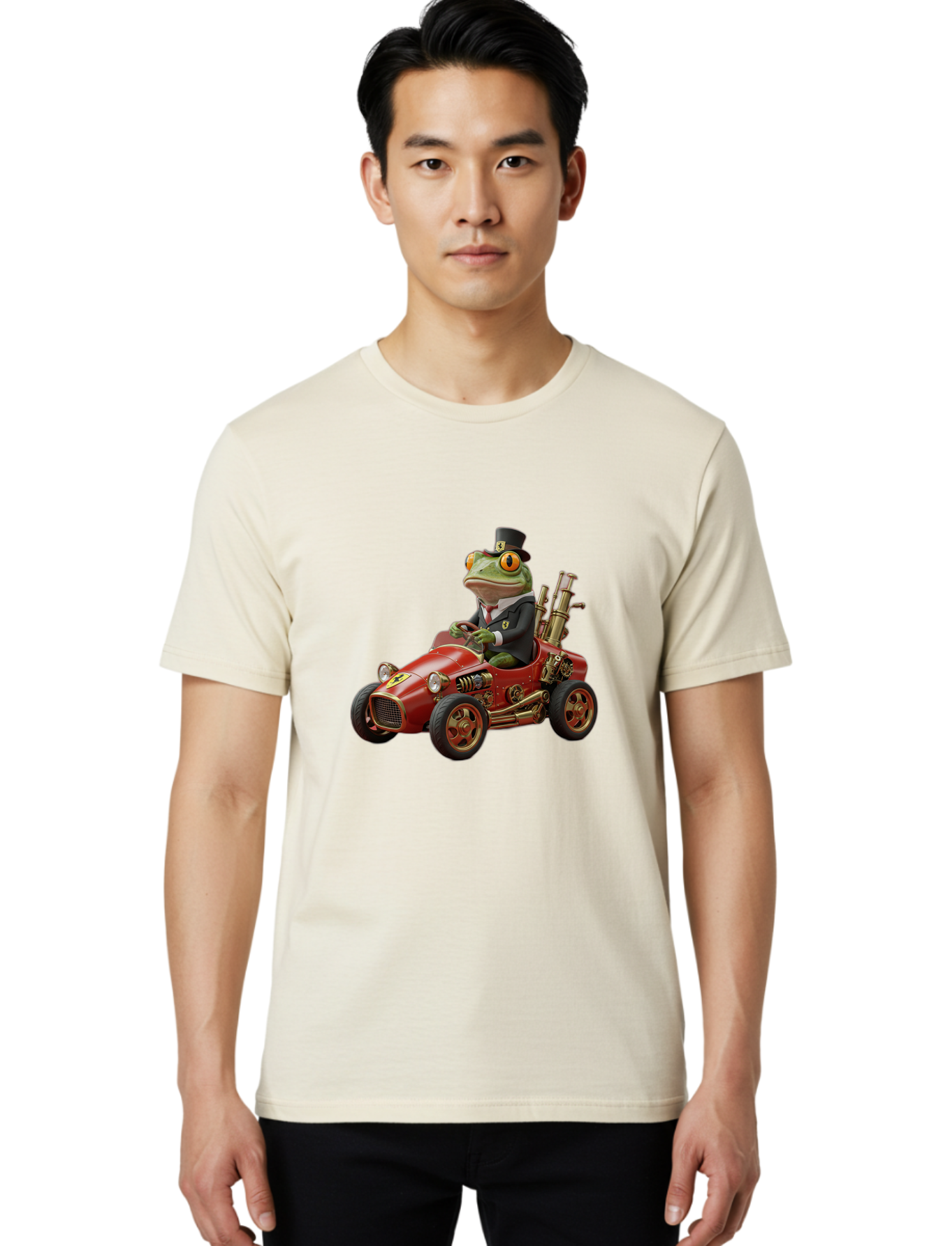 Frog-In-Tuxedo-And-Top-Hat Men'S Graphic Tee, 100% Cotton, Comfortable Casual Summer Wear, Machine Washable, Vintage Camera, Old Camera, Antique Camera, Black Camera, Classic Photography, Photography Equipment, Nostalgic Device, Film Camera, Baf839