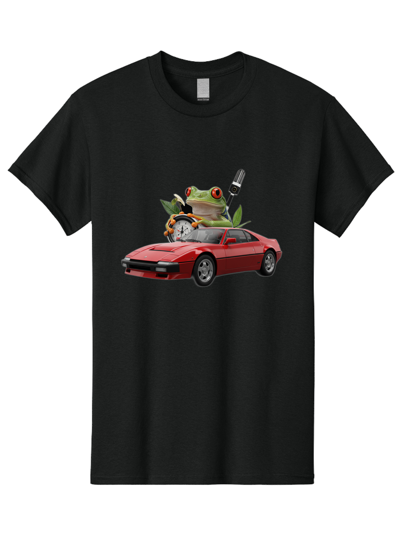 Frog-On-Car Men'S Graphic Tee, 100% Cotton, Comfortable Casual Summer Wear, Machine Washable, Vintage Camera, Old Camera, Antique Camera, Black Camera, Classic Photography, Photography Equipment, Nostalgic Device, Film Camera, Camera Art Baf843