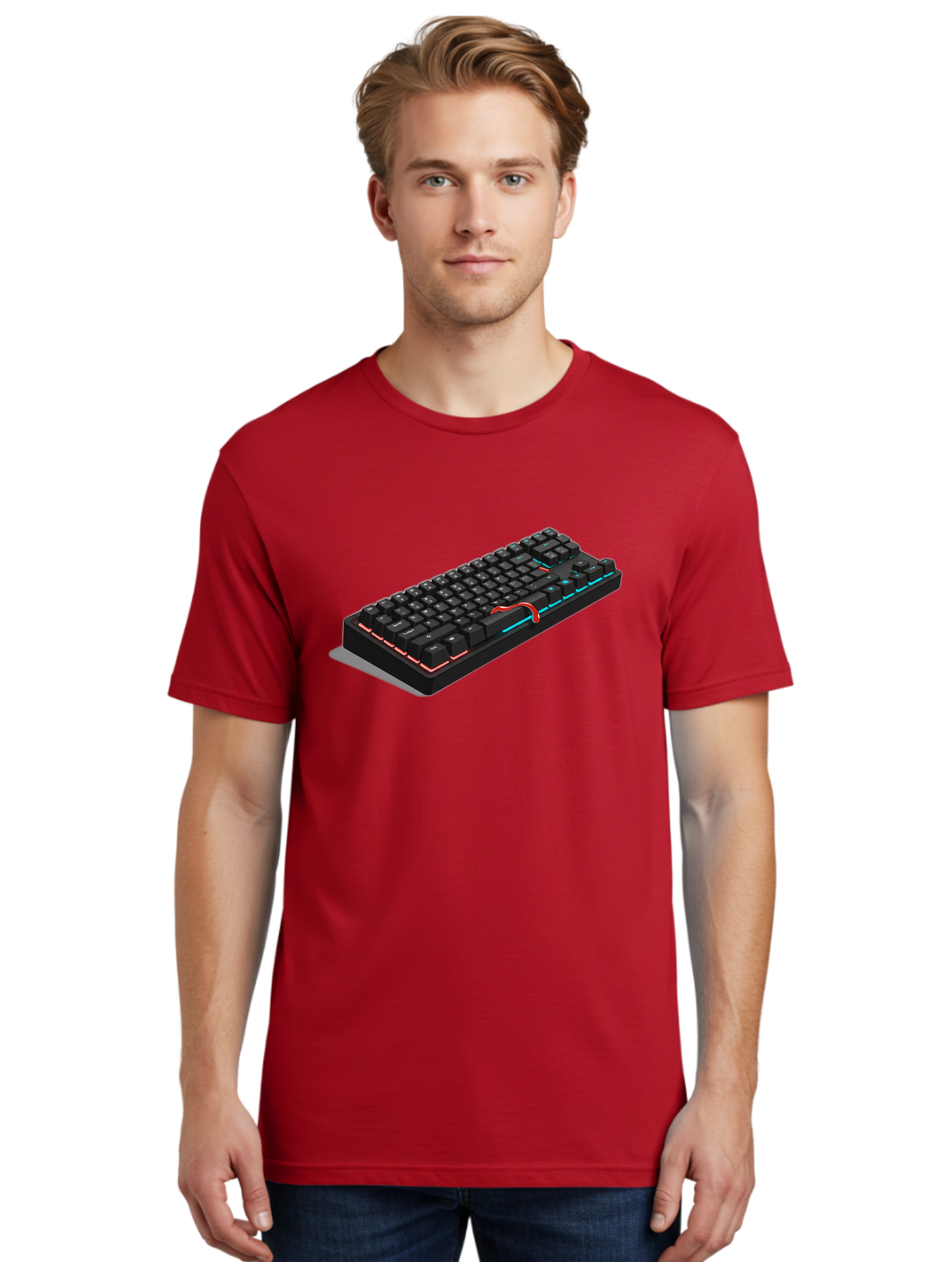 Gaming-Keyboard Men'S Graphic Tee, 100% Cotton, Comfortable Casual Summer Wear, Machine Washable, Vintage Camera, Old Camera, Antique Camera, Black Camera, Classic Photography, Photography Equipment, Nostalgic Device, Film Camera, Camera Art Baf852