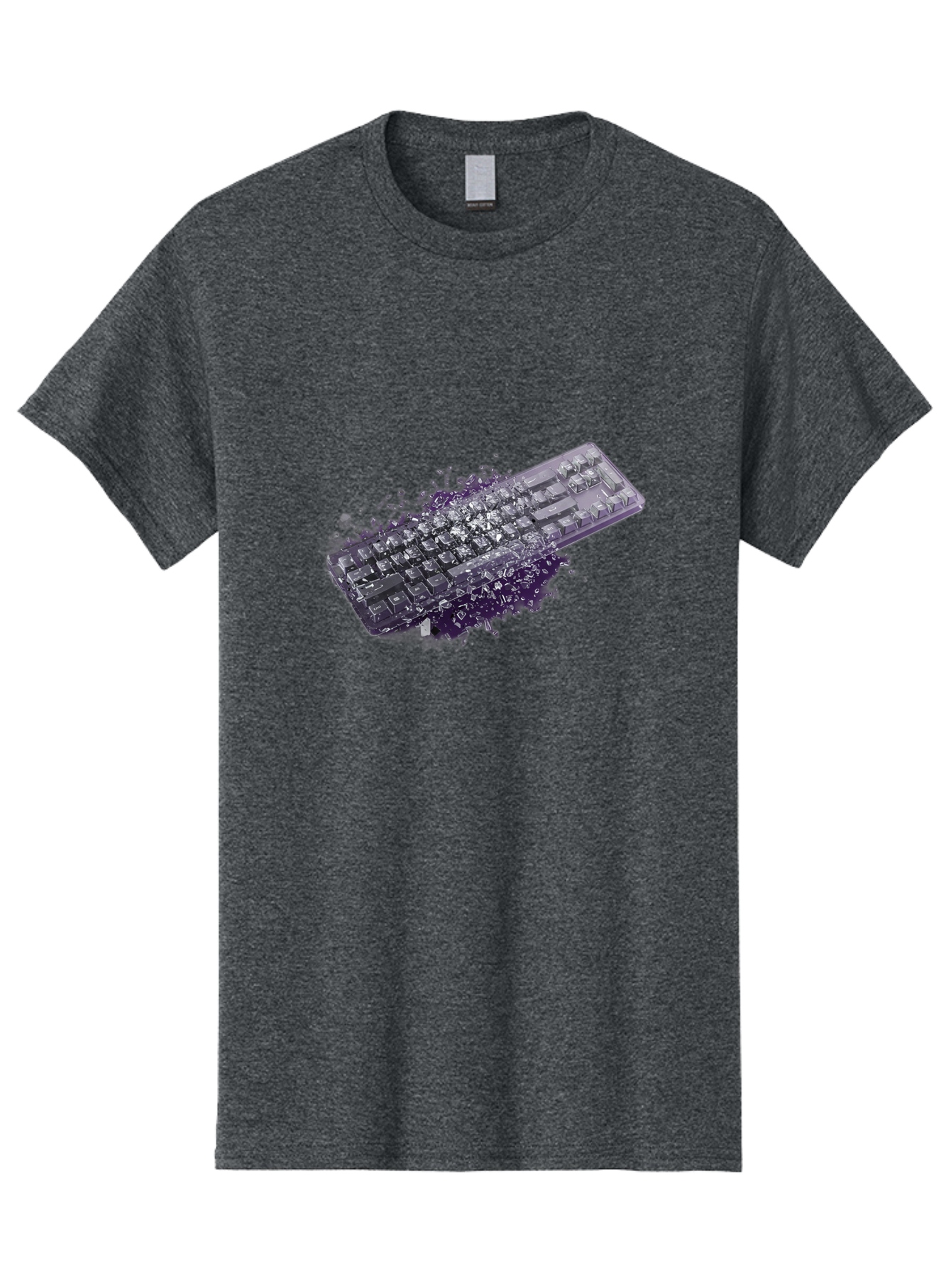 Keyboard-Disintegrating Men'S Graphic Tee, 100% Cotton, Comfortable Casual Summer Wear, Machine Washable, Vintage Camera, Old Camera, Antique Camera, Black Camera, Classic Photography, Photography Equipment, Nostalgic Device, Film Camera, Baf862