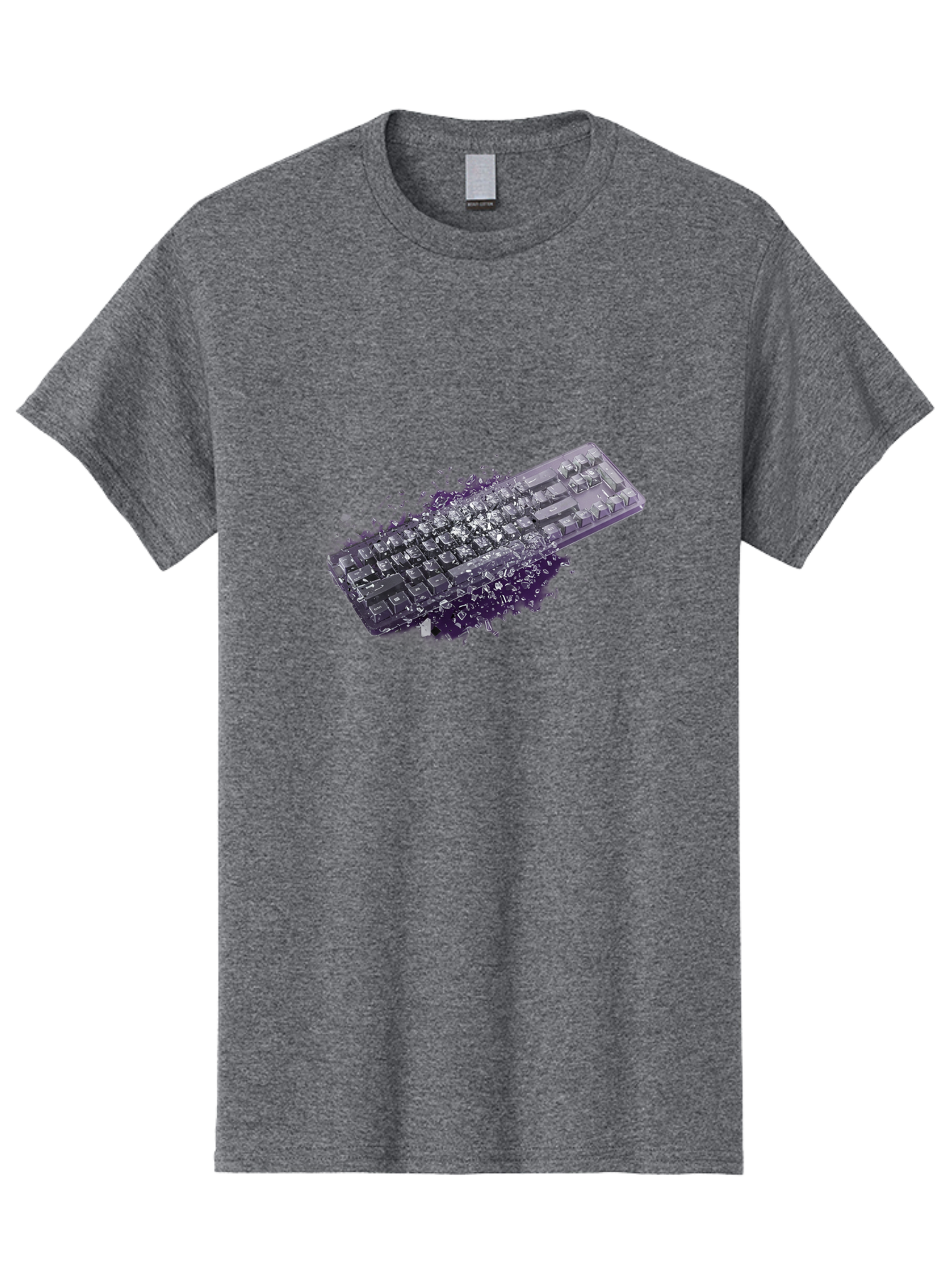 Keyboard-Disintegrating Men'S Graphic Tee, 100% Cotton, Comfortable Casual Summer Wear, Machine Washable, Vintage Camera, Old Camera, Antique Camera, Black Camera, Classic Photography, Photography Equipment, Nostalgic Device, Film Camera, Baf862