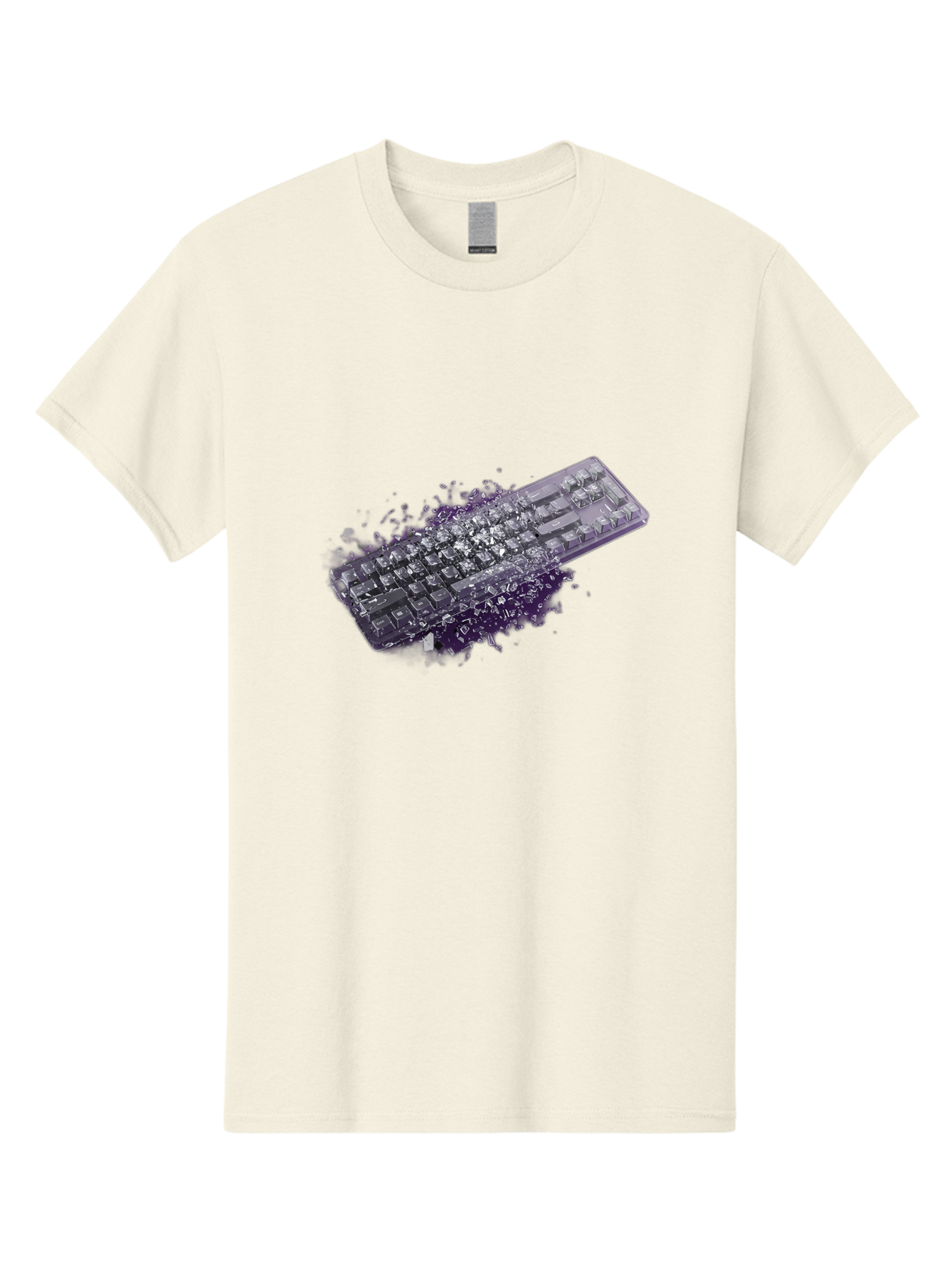 Keyboard-Disintegrating Men'S Graphic Tee, 100% Cotton, Comfortable Casual Summer Wear, Machine Washable, Vintage Camera, Old Camera, Antique Camera, Black Camera, Classic Photography, Photography Equipment, Nostalgic Device, Film Camera, Baf862