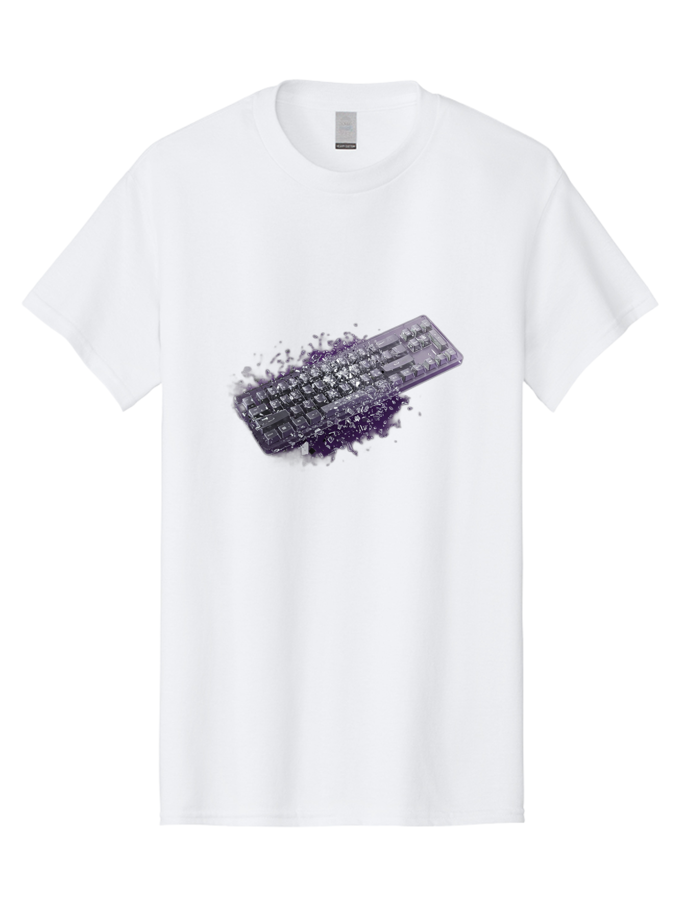 Keyboard-Disintegrating Men'S Graphic Tee, 100% Cotton, Comfortable Casual Summer Wear, Machine Washable, Vintage Camera, Old Camera, Antique Camera, Black Camera, Classic Photography, Photography Equipment, Nostalgic Device, Film Camera, Baf862