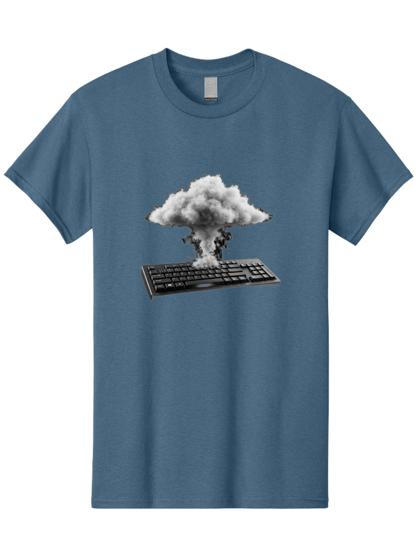 Keyboard-Explosion Men'S Graphic Tee, 100% Cotton, Comfortable Casual Summer Wear, Machine Washable, Vintage Camera, Old Camera, Antique Camera, Black Camera, Classic Photography, Photography Equipment, Nostalgic Device, Film Camera, Baf863