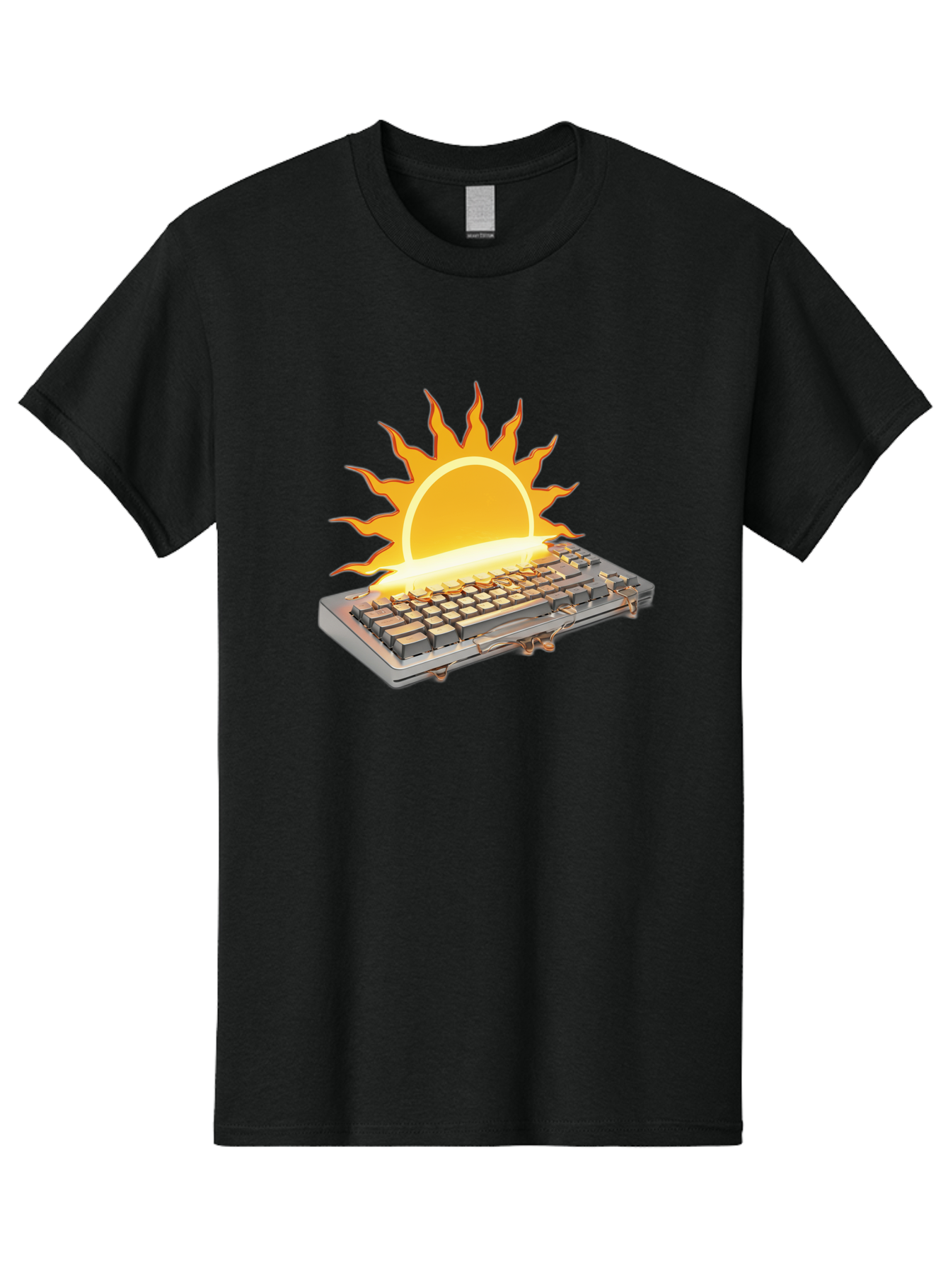 Keyboard-On-Fire Men'S Graphic Tee, 100% Cotton, Comfortable Casual Summer Wear, Machine Washable, Vintage Camera, Old Camera, Antique Camera, Black Camera, Classic Photography, Photography Equipment, Nostalgic Device, Film Camera, Camera Art Baf864