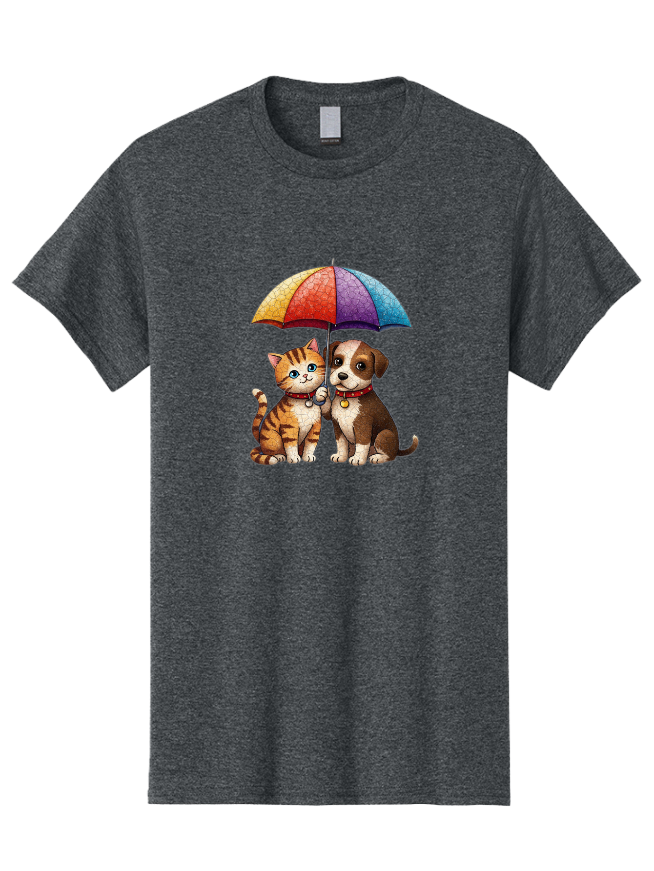 Kitten-Puppy-Umbrella Men'S Graphic Tee, 100% Cotton, Comfortable Casual Summer Wear, Machine Washable, Vintage Camera, Old Camera, Antique Camera, Black Camera, Classic Photography, Photography Equipment, Nostalgic Device, Film Camera, Baf867