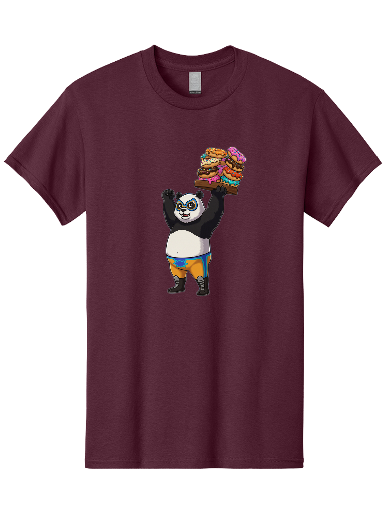 Kung-Fu-Panda-Holding-Burgers Men'S Graphic Tee, 100% Cotton, Comfortable Casual Summer Wear, Machine Washable, Vintage Camera, Old Camera, Antique Camera, Black Camera, Classic Photography, Photography Equipment, Nostalgic Device, Baf869