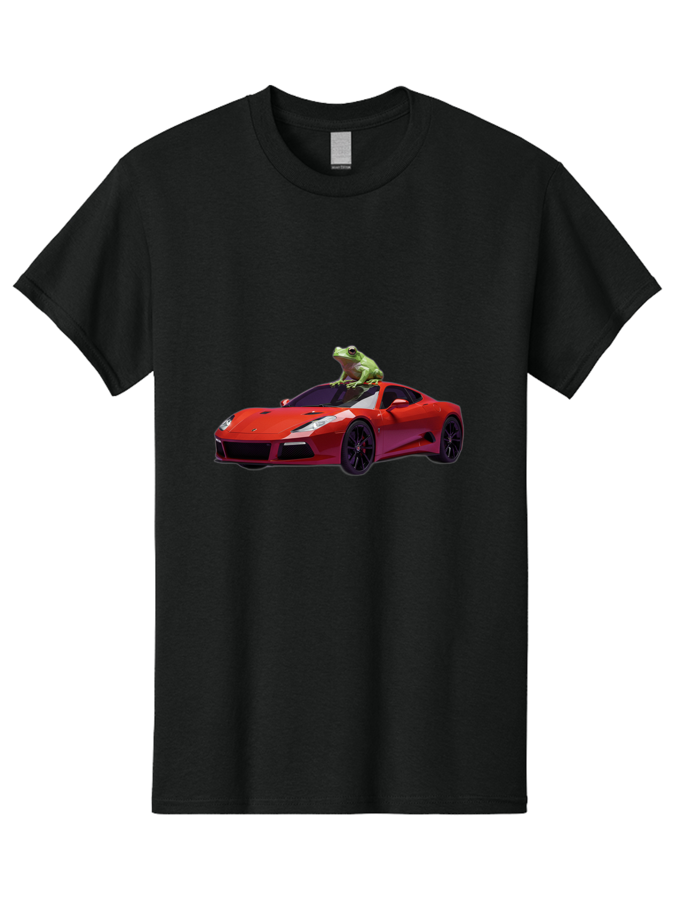 Lamborghini-With-Frog Men'S Graphic Tee, 100% Cotton, Comfortable Casual Summer Wear, Machine Washable, Vintage Camera, Old Camera, Antique Camera, Black Camera, Classic Photography, Photography Equipment, Nostalgic Device, Film Camera, Baf871