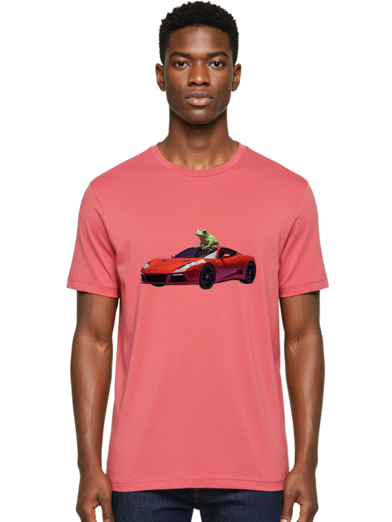 Lamborghini-With-Frog Men'S Graphic Tee, 100% Cotton, Comfortable Casual Summer Wear, Machine Washable, Vintage Camera, Old Camera, Antique Camera, Black Camera, Classic Photography, Photography Equipment, Nostalgic Device, Film Camera, Baf871
