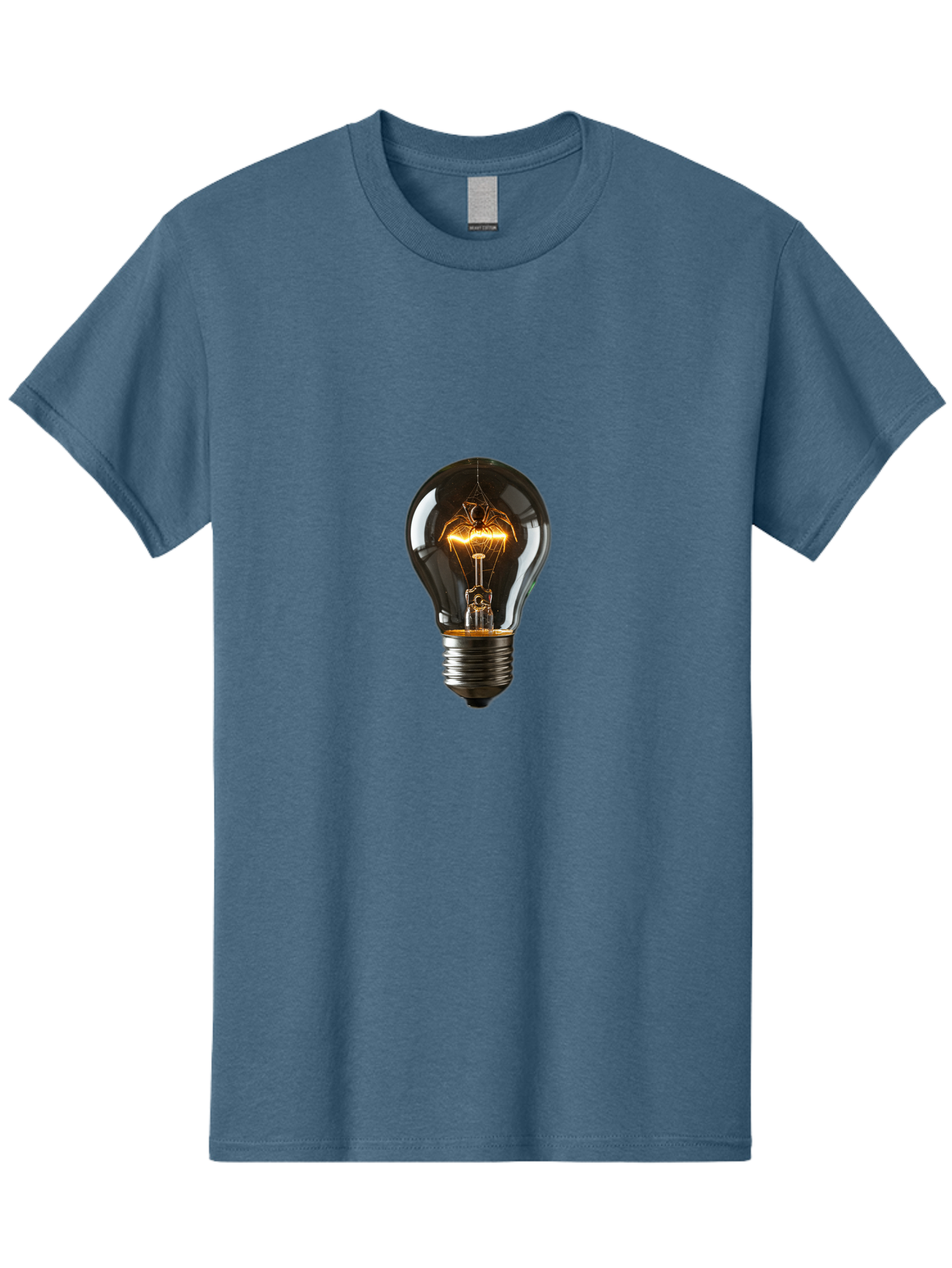 Light-Bulb-11 Men'S Graphic Tee, 100% Cotton, Comfortable Casual Summer Wear, Machine Washable, Vintage Camera, Old Camera, Antique Camera, Black Camera, Classic Photography, Photography Equipment, Nostalgic Device, Film Camera, Camera Art Baf874