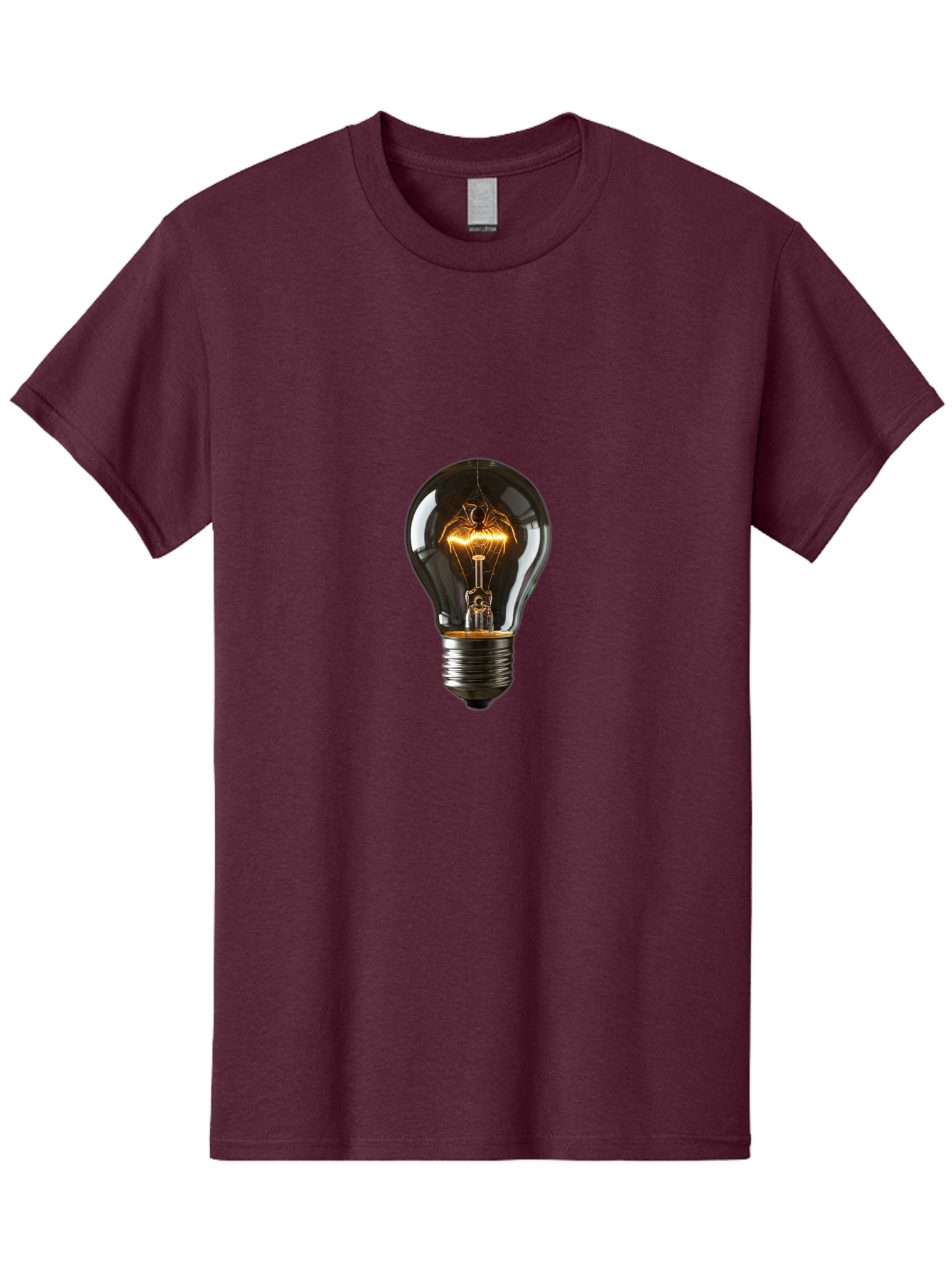 Light-Bulb-11 Men'S Graphic Tee, 100% Cotton, Comfortable Casual Summer Wear, Machine Washable, Vintage Camera, Old Camera, Antique Camera, Black Camera, Classic Photography, Photography Equipment, Nostalgic Device, Film Camera, Camera Art Baf874