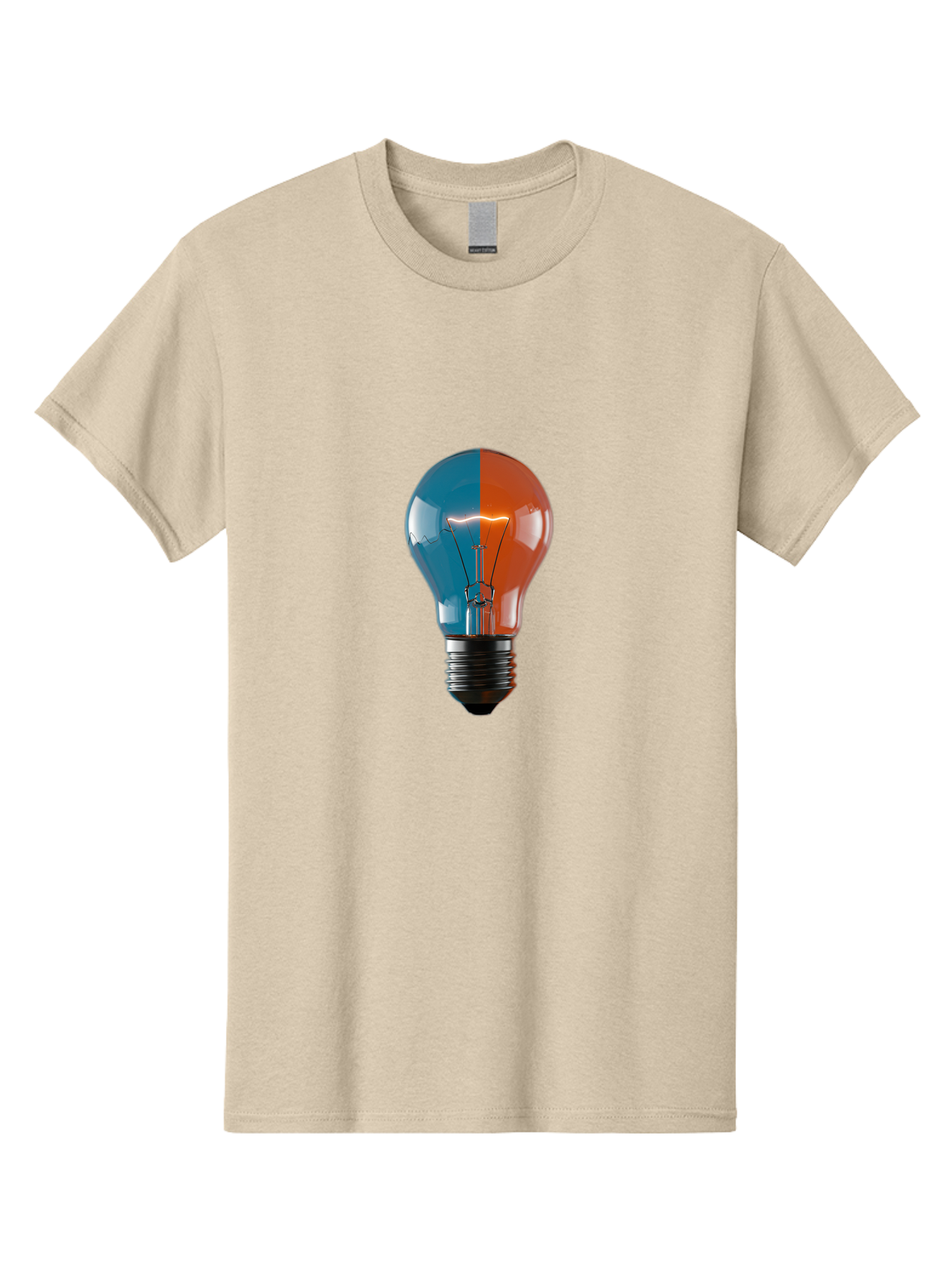 Light-Bulb-13 Men'S Graphic Tee, 100% Cotton, Comfortable Casual Summer Wear, Machine Washable, Vintage Camera, Old Camera, Antique Camera, Black Camera, Classic Photography, Photography Equipment, Nostalgic Device, Film Camera, Camera Art Baf876