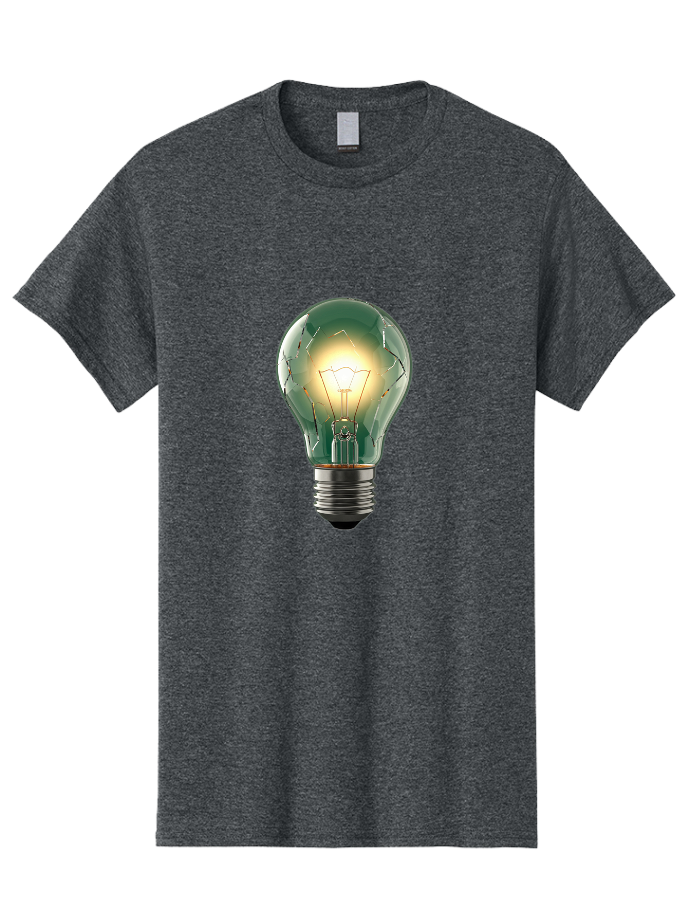 Light-Bulb-4 Men'S Graphic Tee, 100% Cotton, Comfortable Casual Summer Wear, Machine Washable, Vintage Camera, Old Camera, Antique Camera, Black Camera, Classic Photography, Photography Equipment, Nostalgic Device, Film Camera, Camera Art Baf881