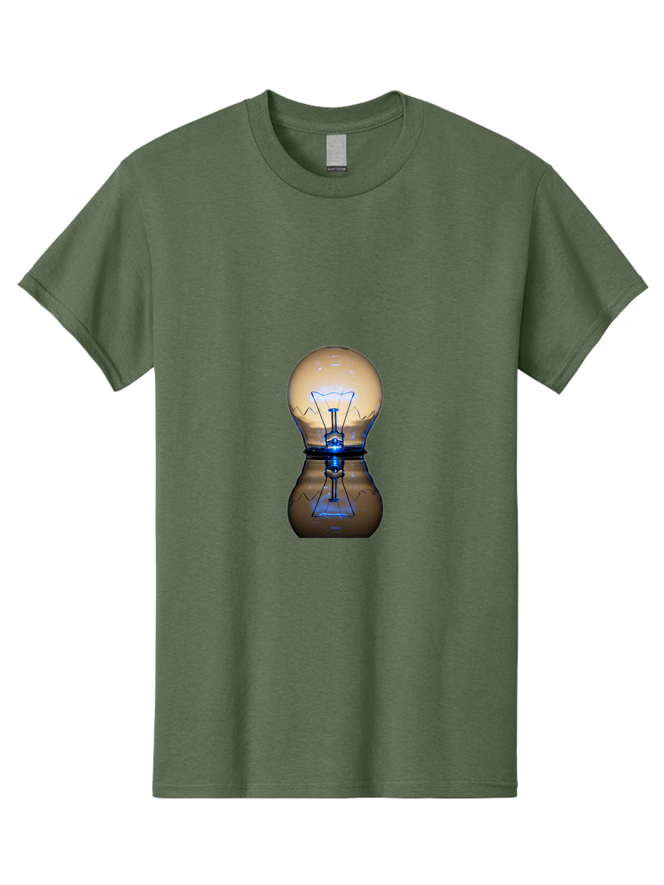 Light-Bulb-7 Men'S Graphic Tee, 100% Cotton, Comfortable Casual Summer Wear, Machine Washable, Vintage Camera, Old Camera, Antique Camera, Black Camera, Classic Photography, Photography Equipment, Nostalgic Device, Film Camera, Camera Art Baf884