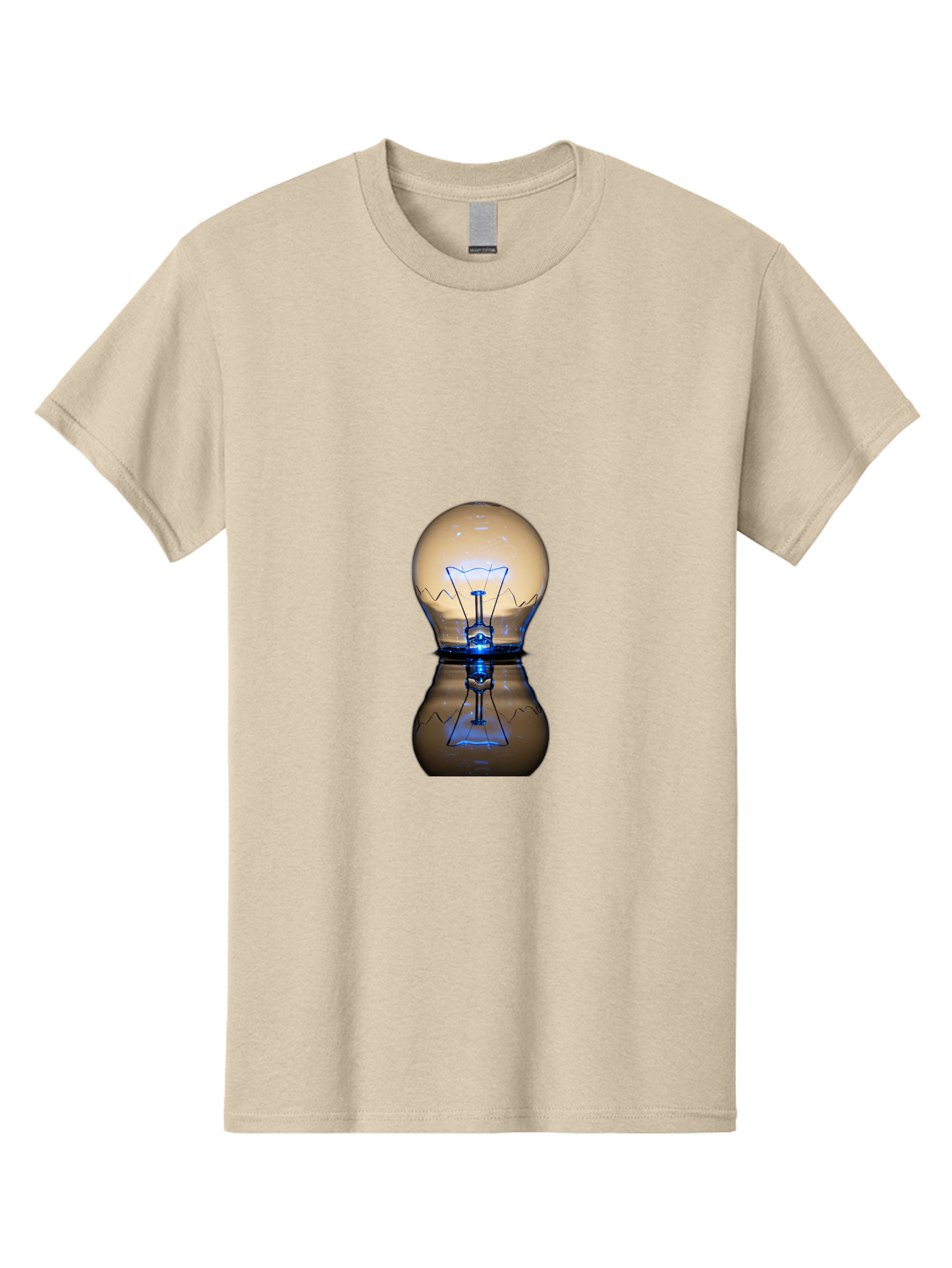 Light-Bulb-7 Men'S Graphic Tee, 100% Cotton, Comfortable Casual Summer Wear, Machine Washable, Vintage Camera, Old Camera, Antique Camera, Black Camera, Classic Photography, Photography Equipment, Nostalgic Device, Film Camera, Camera Art Baf884