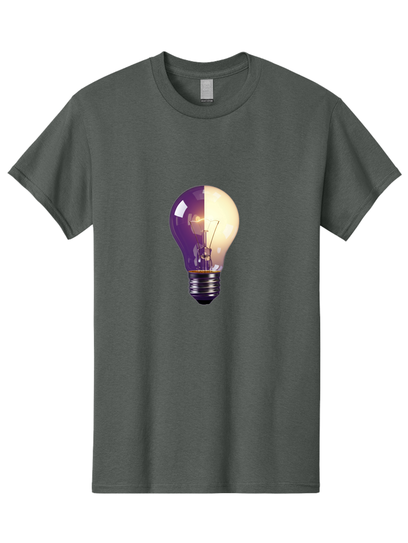 Light-Bulb-On-Off Men'S Graphic Tee, 100% Cotton, Comfortable Casual Summer Wear, Machine Washable, Vintage Camera, Old Camera, Antique Camera, Black Camera, Classic Photography, Photography Equipment, Nostalgic Device, Film Camera, Camera Art Baf888