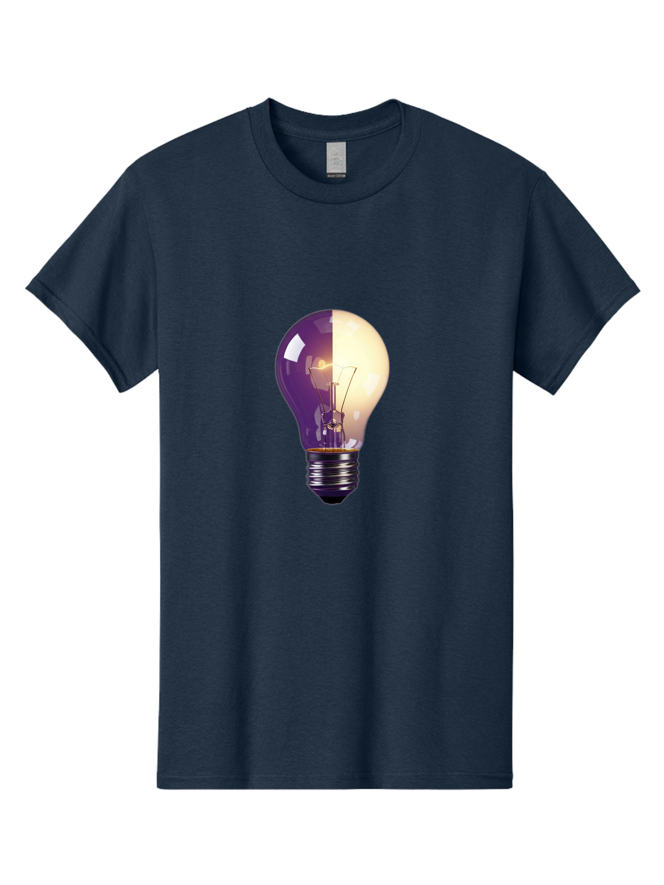 Light-Bulb-On-Off Men'S Graphic Tee, 100% Cotton, Comfortable Casual Summer Wear, Machine Washable, Vintage Camera, Old Camera, Antique Camera, Black Camera, Classic Photography, Photography Equipment, Nostalgic Device, Film Camera, Camera Art Baf888