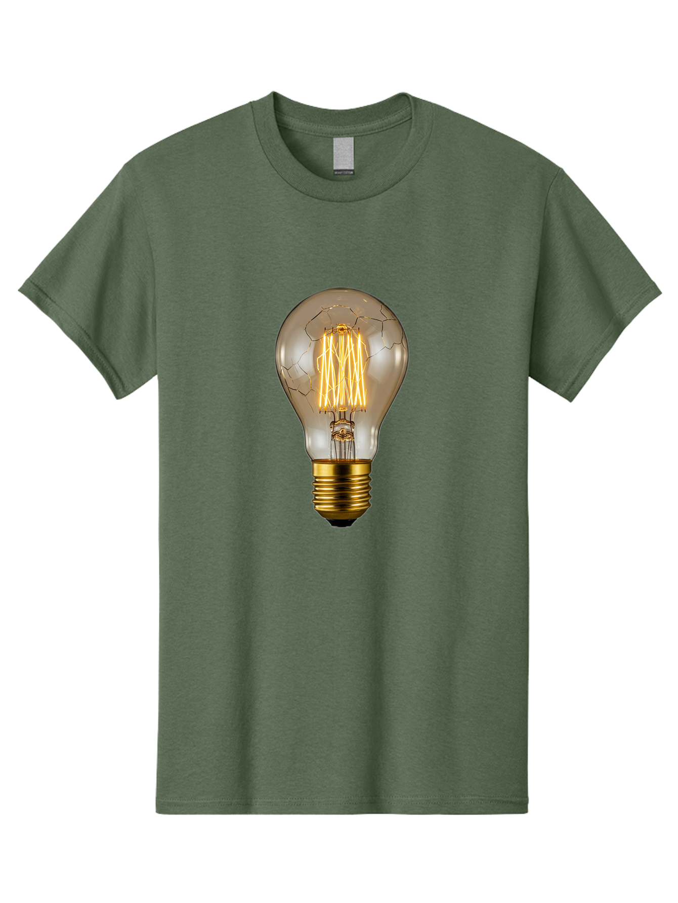 Light-Bulb Men'S Graphic Tee, 100% Cotton, Comfortable Casual Summer Wear, Machine Washable, Vintage Camera, Old Camera, Antique Camera, Black Camera, Classic Photography, Photography Equipment, Nostalgic Device, Film Camera, Camera Art Baf890
