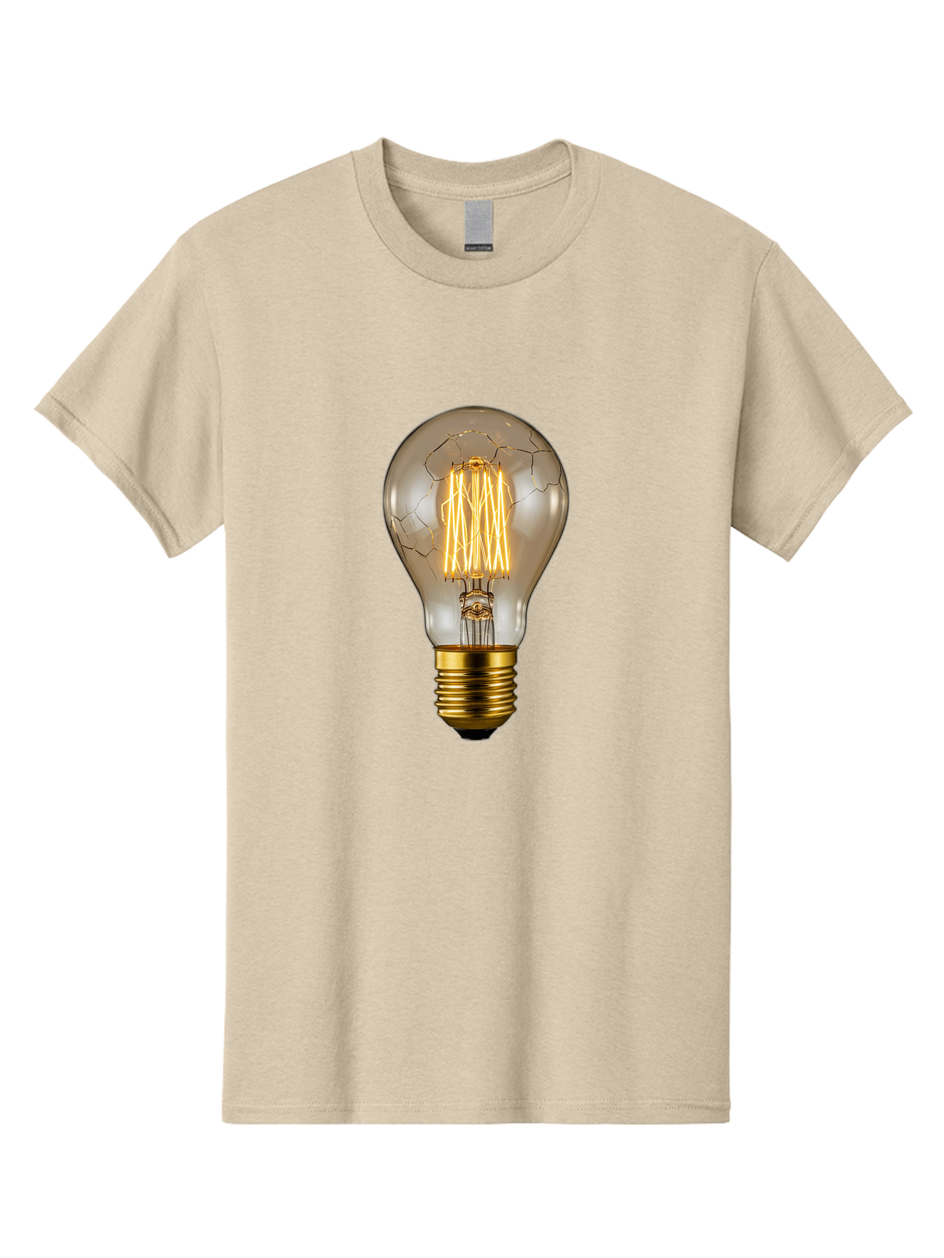 Light-Bulb Men'S Graphic Tee, 100% Cotton, Comfortable Casual Summer Wear, Machine Washable, Vintage Camera, Old Camera, Antique Camera, Black Camera, Classic Photography, Photography Equipment, Nostalgic Device, Film Camera, Camera Art Baf890