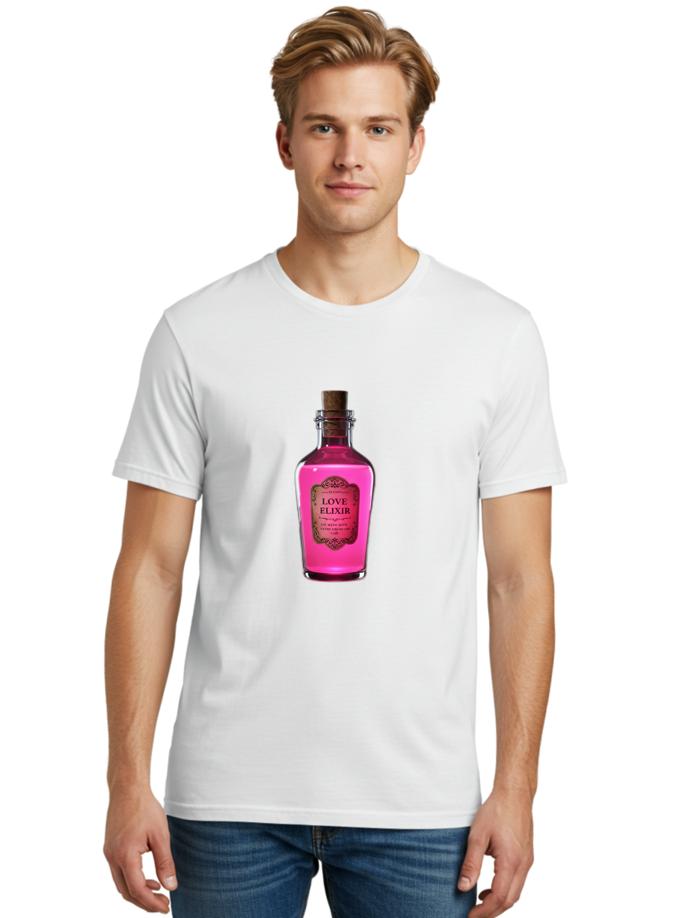 Love-Elixir-Bottle Men'S Graphic Tee, 100% Cotton, Comfortable Casual Summer Wear, Machine Washable, Vintage Camera, Old Camera, Antique Camera, Black Camera, Classic Photography, Photography Equipment, Nostalgic Device, Film Camera, Baf891