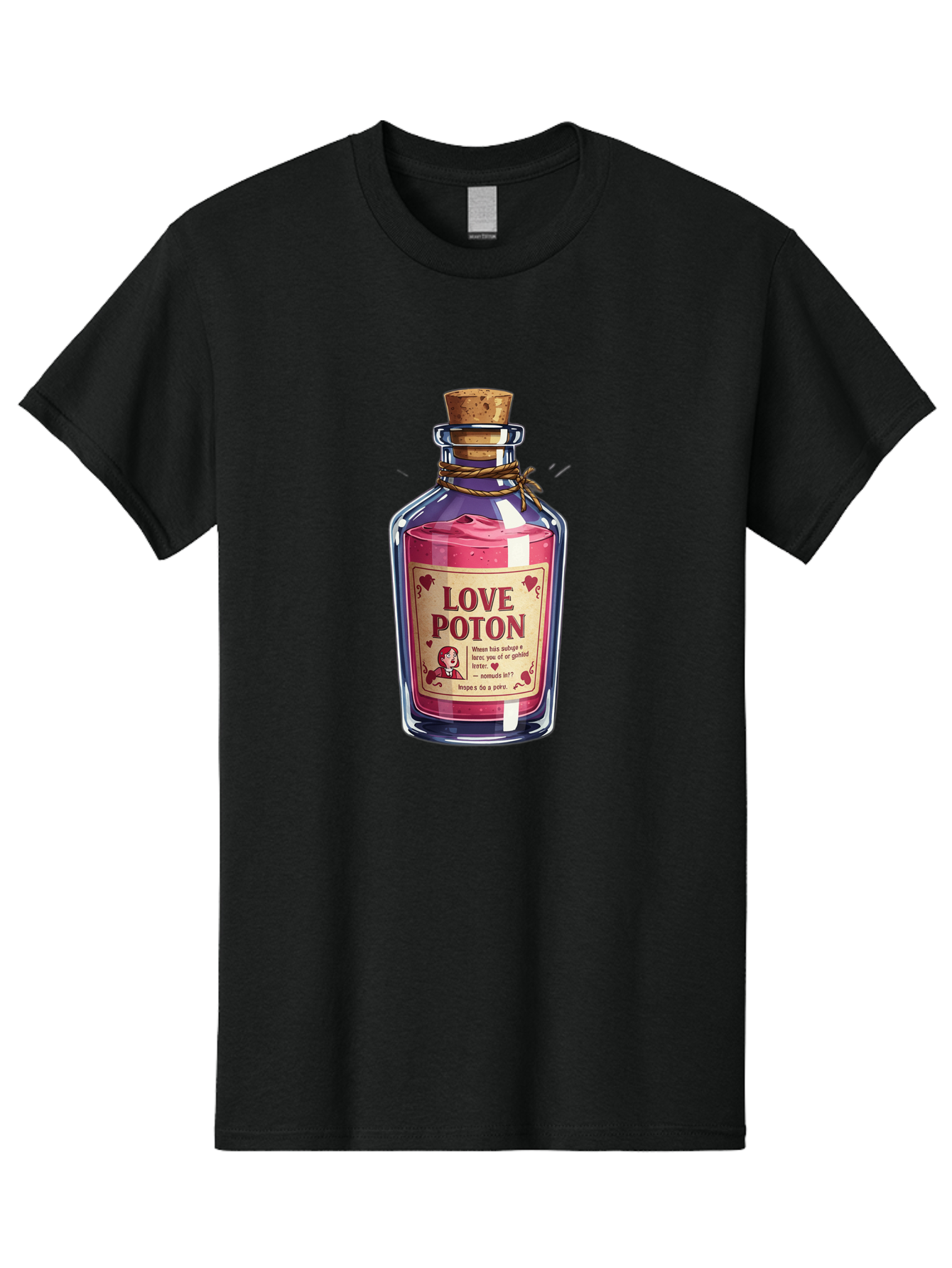 Love-Potion-2 Men'S Graphic Tee, 100% Cotton, Comfortable Casual Summer Wear, Machine Washable, Vintage Camera, Old Camera, Antique Camera, Black Camera, Classic Photography, Photography Equipment, Nostalgic Device, Film Camera, Camera Art Baf897