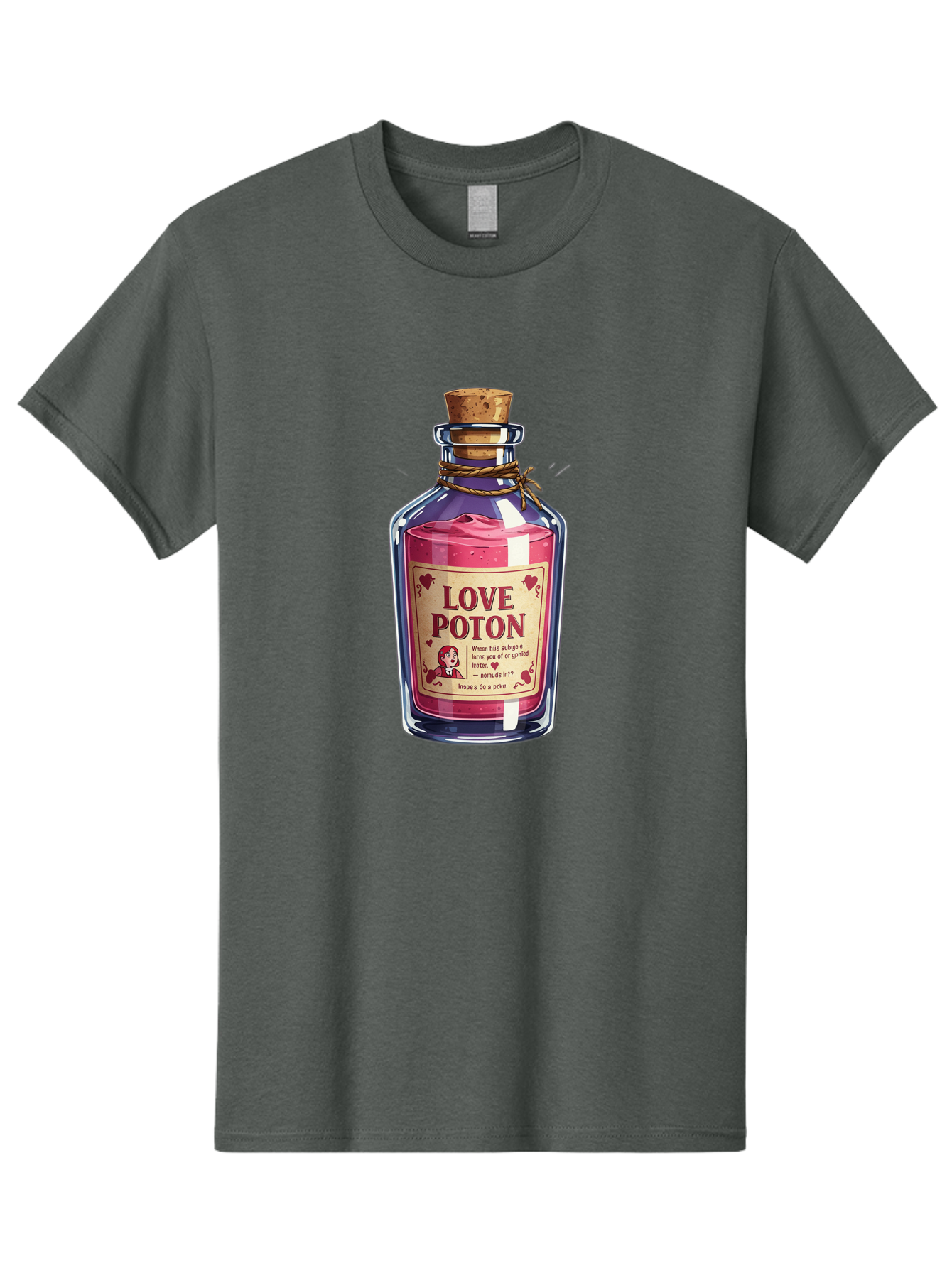 Love-Potion-2 Men'S Graphic Tee, 100% Cotton, Comfortable Casual Summer Wear, Machine Washable, Vintage Camera, Old Camera, Antique Camera, Black Camera, Classic Photography, Photography Equipment, Nostalgic Device, Film Camera, Camera Art Baf897