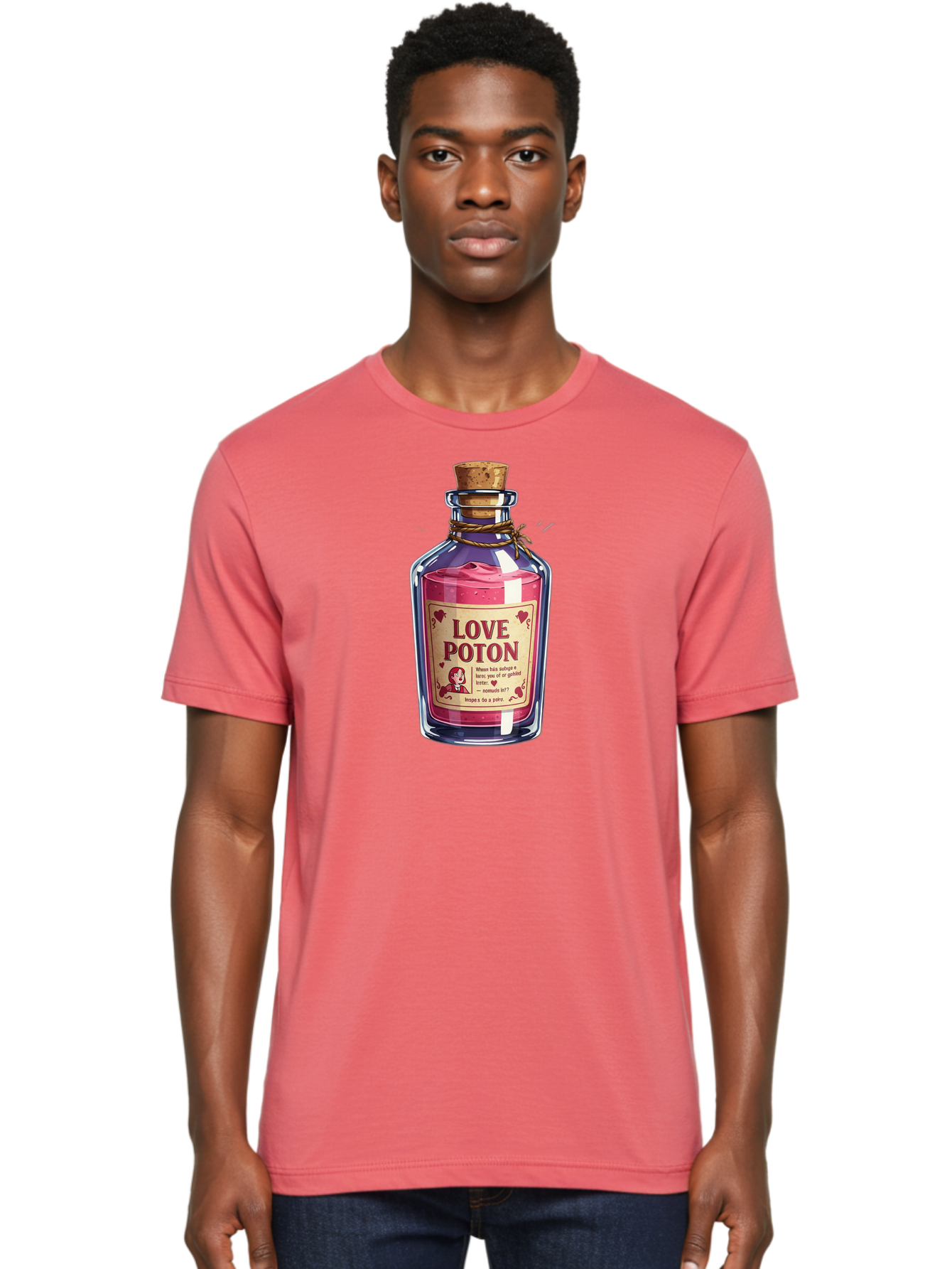 Love-Potion-2 Men'S Graphic Tee, 100% Cotton, Comfortable Casual Summer Wear, Machine Washable, Vintage Camera, Old Camera, Antique Camera, Black Camera, Classic Photography, Photography Equipment, Nostalgic Device, Film Camera, Camera Art Baf897