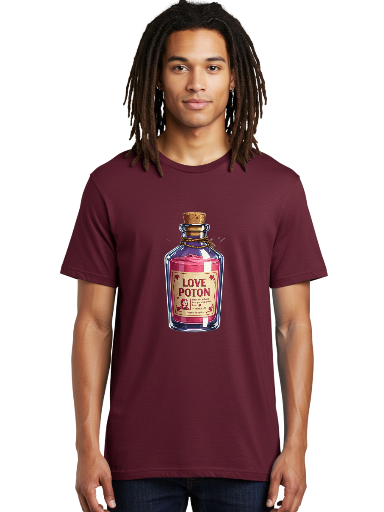 Love-Potion-2 Men'S Graphic Tee, 100% Cotton, Comfortable Casual Summer Wear, Machine Washable, Vintage Camera, Old Camera, Antique Camera, Black Camera, Classic Photography, Photography Equipment, Nostalgic Device, Film Camera, Camera Art Baf897