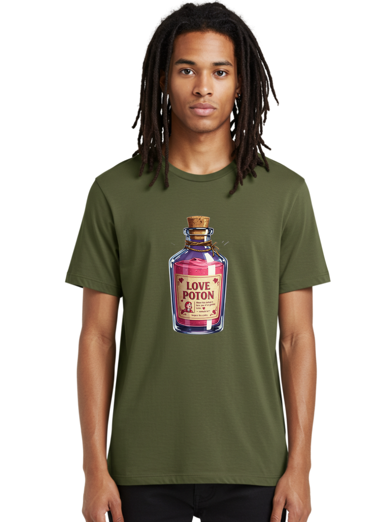 Love-Potion-2 Men'S Graphic Tee, 100% Cotton, Comfortable Casual Summer Wear, Machine Washable, Vintage Camera, Old Camera, Antique Camera, Black Camera, Classic Photography, Photography Equipment, Nostalgic Device, Film Camera, Camera Art Baf897