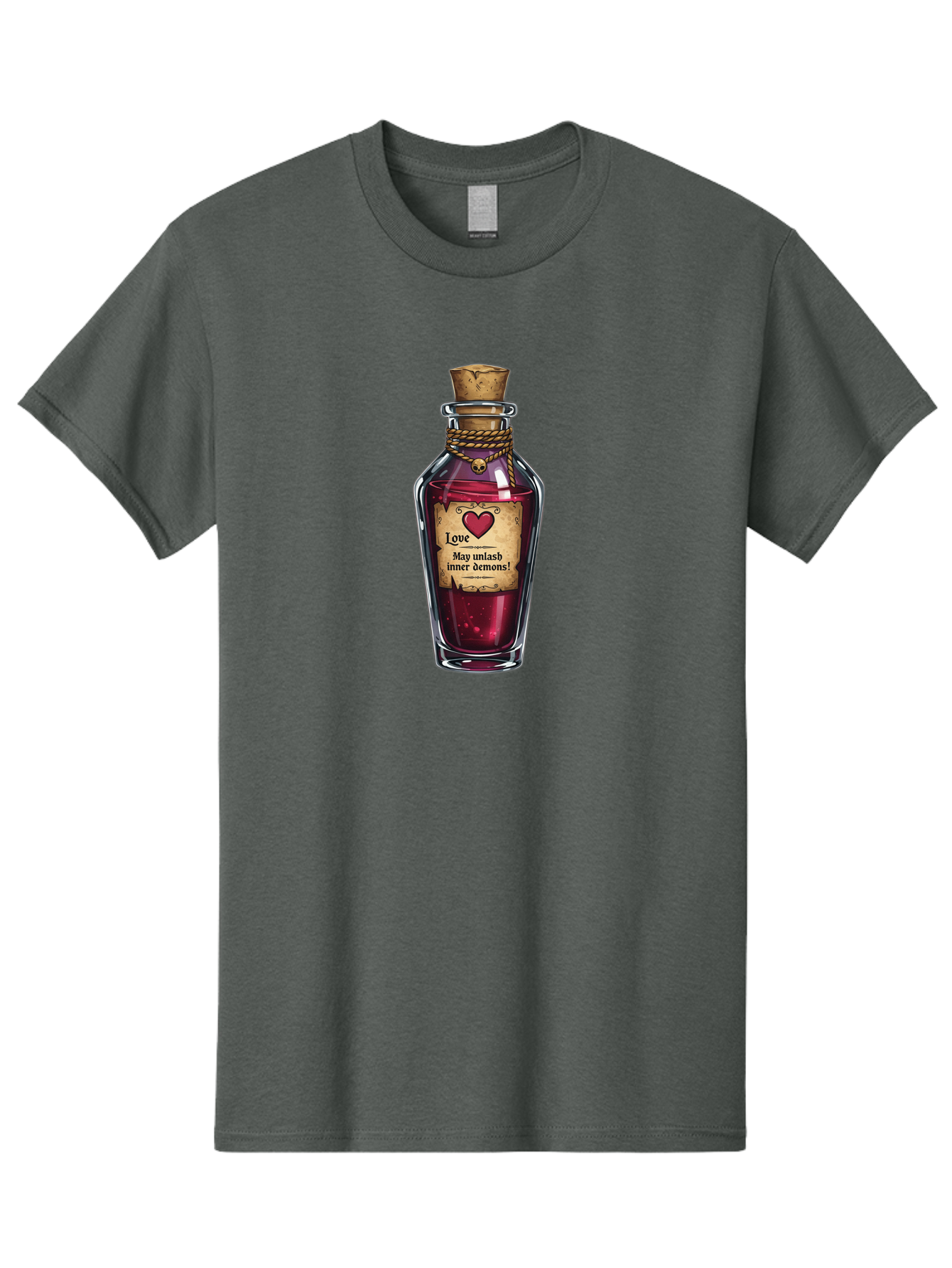 Love-Potion-Bottle-1 Men'S Graphic Tee, 100% Cotton, Comfortable Casual Summer Wear, Machine Washable, Vintage Camera, Old Camera, Antique Camera, Black Camera, Classic Photography, Photography Equipment, Nostalgic Device, Film Camera, Baf902