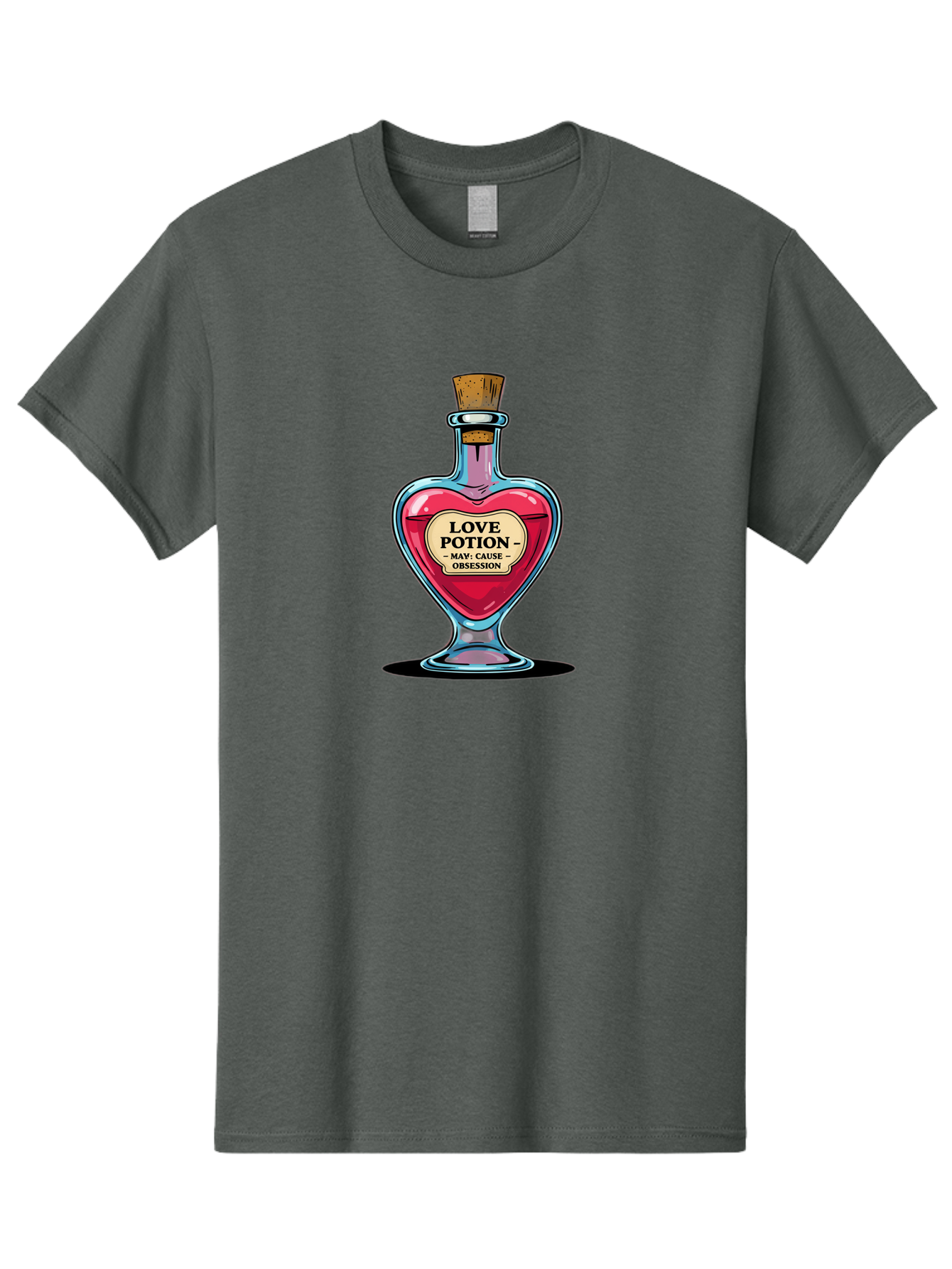 Love-Potion-Bottle Men'S Graphic Tee, 100% Cotton, Comfortable Casual Summer Wear, Machine Washable, Vintage Camera, Old Camera, Antique Camera, Black Camera, Classic Photography, Photography Equipment, Nostalgic Device, Film Camera, Baf903