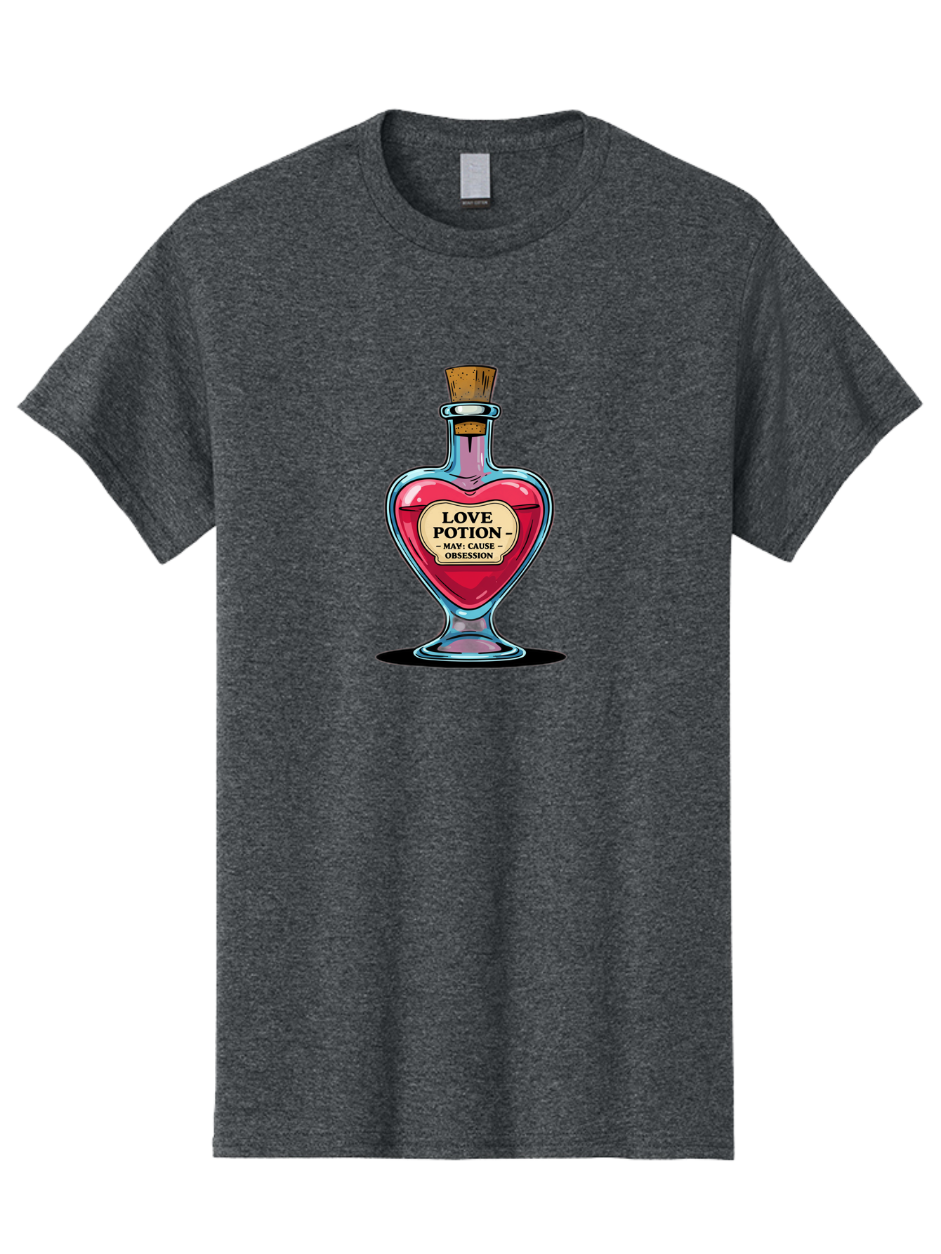 Love-Potion-Bottle Men'S Graphic Tee, 100% Cotton, Comfortable Casual Summer Wear, Machine Washable, Vintage Camera, Old Camera, Antique Camera, Black Camera, Classic Photography, Photography Equipment, Nostalgic Device, Film Camera, Baf903