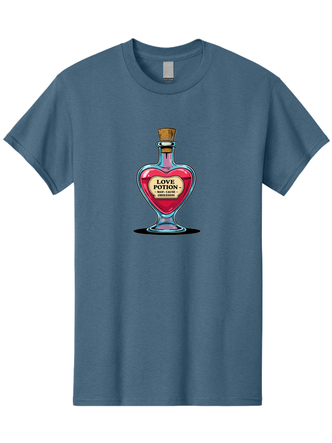 Love-Potion-Bottle Men'S Graphic Tee, 100% Cotton, Comfortable Casual Summer Wear, Machine Washable, Vintage Camera, Old Camera, Antique Camera, Black Camera, Classic Photography, Photography Equipment, Nostalgic Device, Film Camera, Baf903