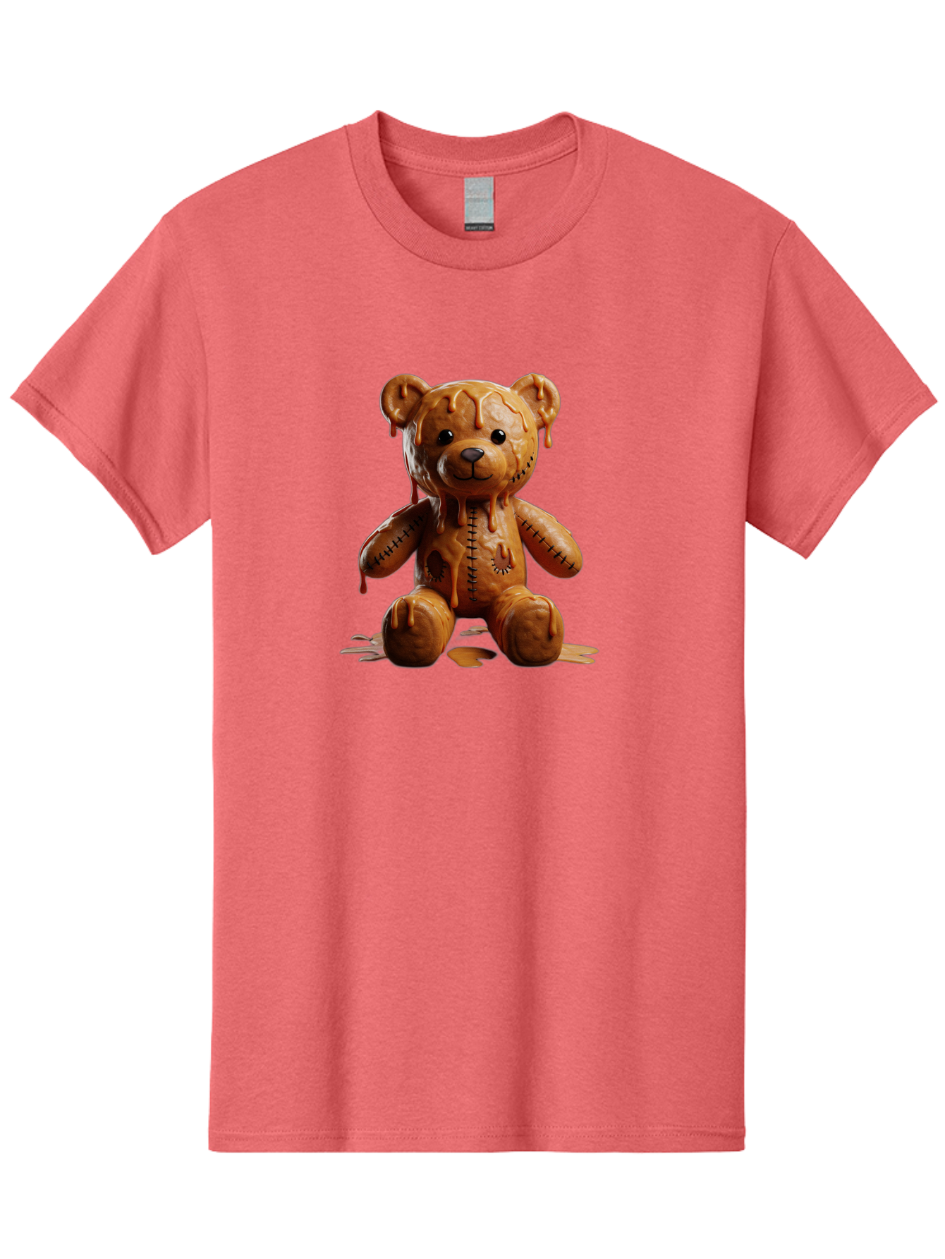 Melting-Teddy-Bear Men'S Graphic Tee, 100% Cotton, Comfortable Casual Summer Wear, Machine Washable, Vintage Camera, Old Camera, Antique Camera, Black Camera, Classic Photography, Photography Equipment, Nostalgic Device, Film Camera, Baf910