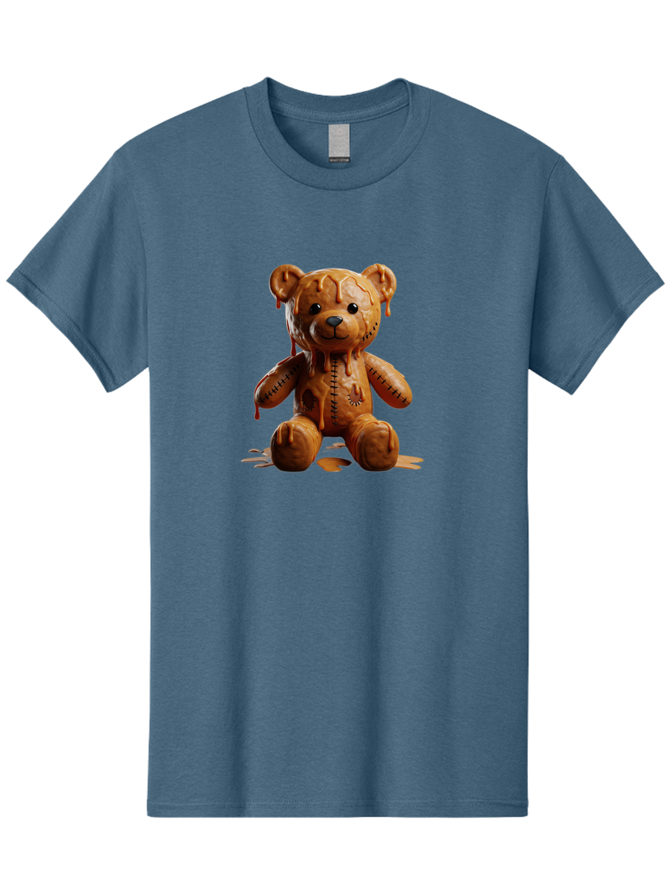 Melting-Teddy-Bear Men'S Graphic Tee, 100% Cotton, Comfortable Casual Summer Wear, Machine Washable, Vintage Camera, Old Camera, Antique Camera, Black Camera, Classic Photography, Photography Equipment, Nostalgic Device, Film Camera, Baf910
