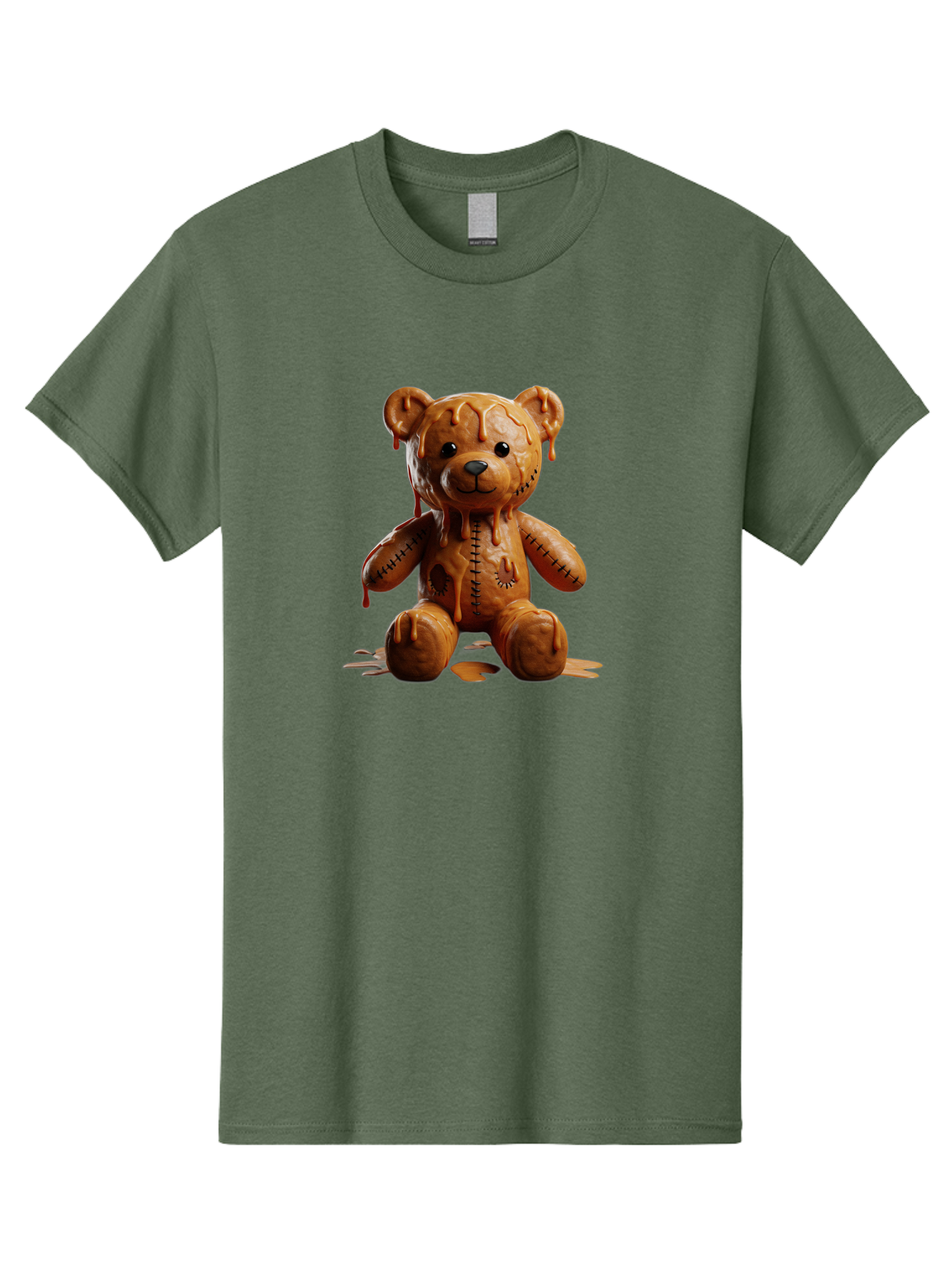 Melting-Teddy-Bear Men'S Graphic Tee, 100% Cotton, Comfortable Casual Summer Wear, Machine Washable, Vintage Camera, Old Camera, Antique Camera, Black Camera, Classic Photography, Photography Equipment, Nostalgic Device, Film Camera, Baf910