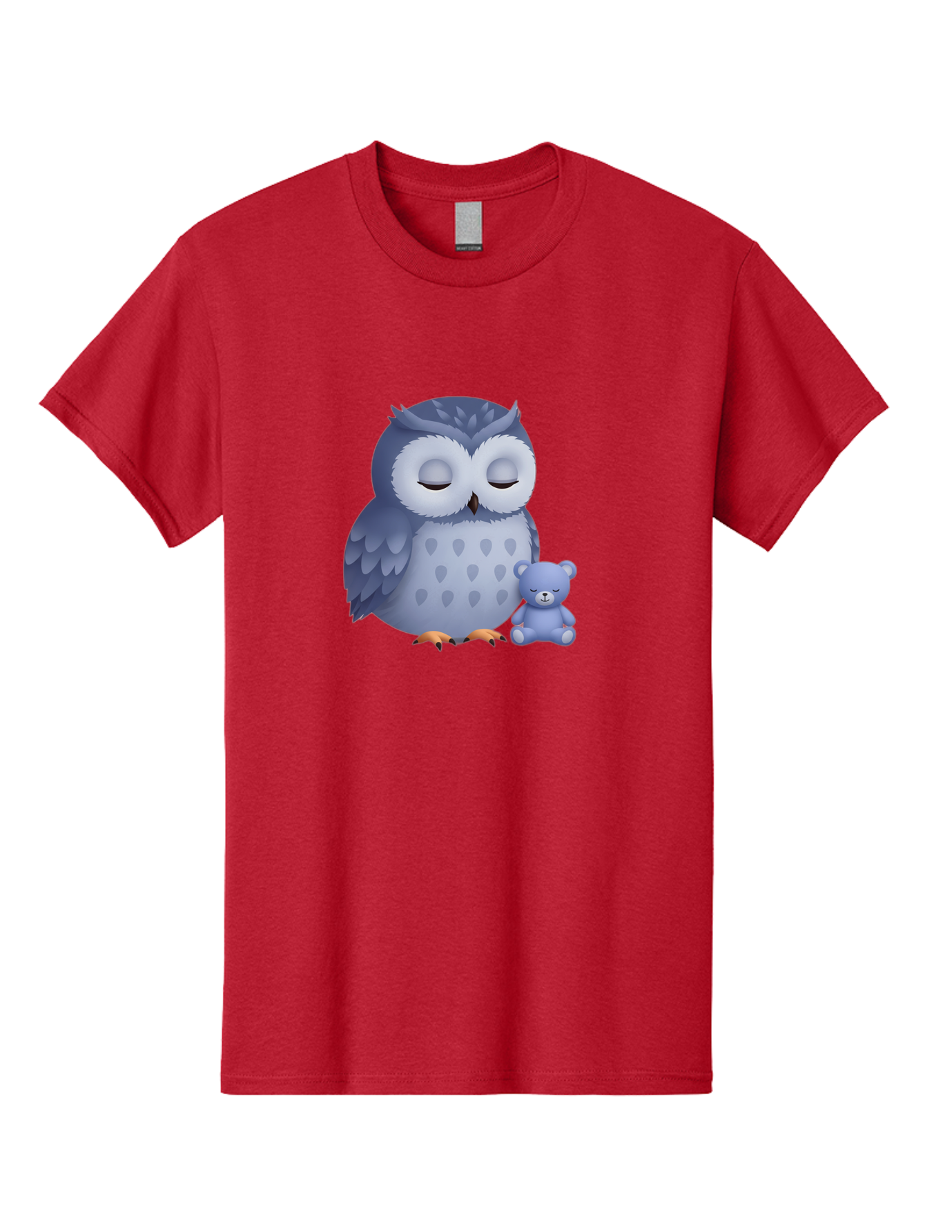 Owl-And-Teddy-2 Men'S Graphic Tee, 100% Cotton, Comfortable Casual Summer Wear, Machine Washable, Vintage Camera, Old Camera, Antique Camera, Black Camera, Classic Photography, Photography Equipment, Nostalgic Device, Film Camera, Camera Art Baf913