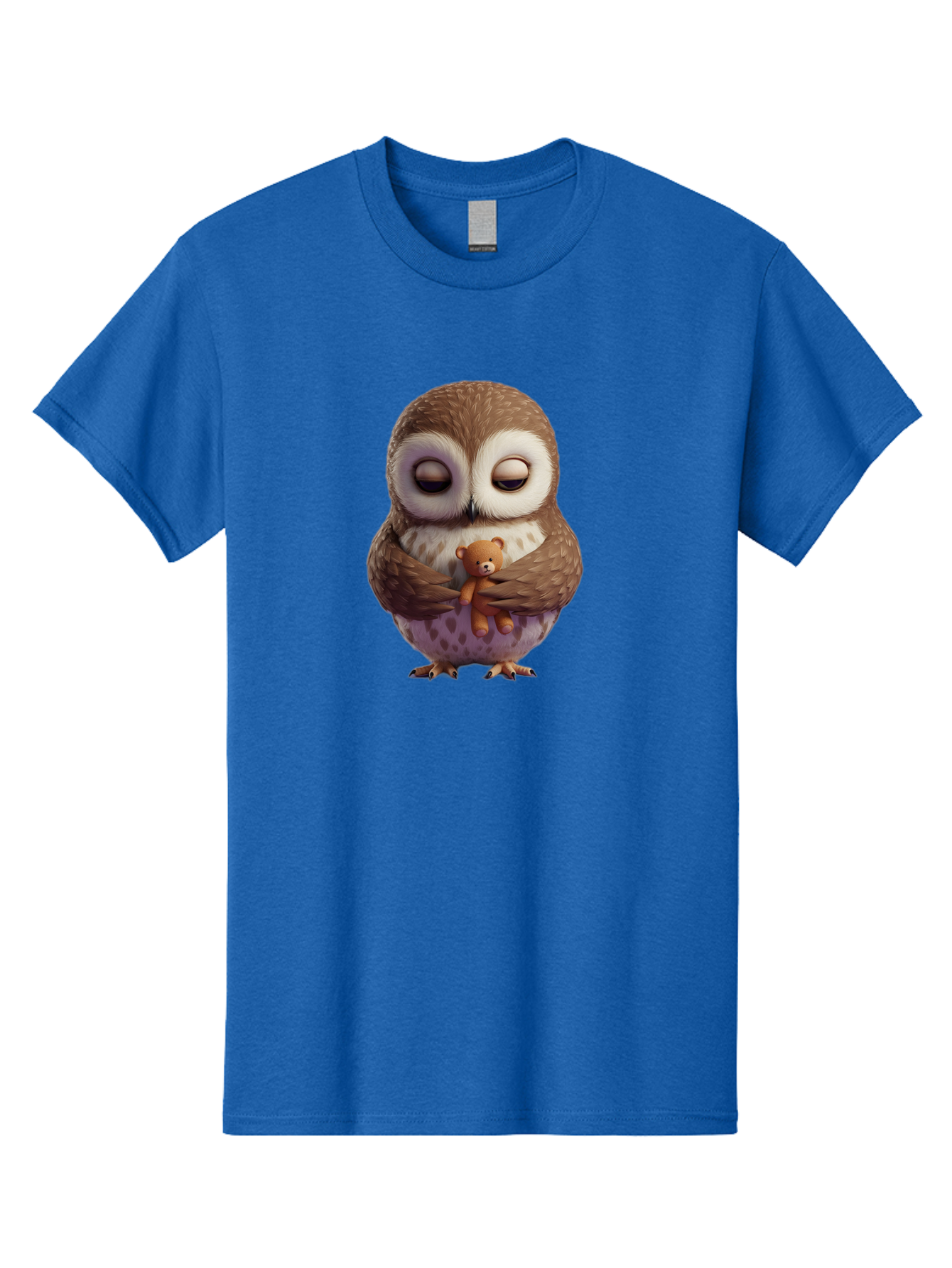 Owl-Hugging-Teddy-2 Men'S Graphic Tee, 100% Cotton, Comfortable Casual Summer Wear, Machine Washable, Vintage Camera, Old Camera, Antique Camera, Black Camera, Classic Photography, Photography Equipment, Nostalgic Device, Film Camera, Baf920