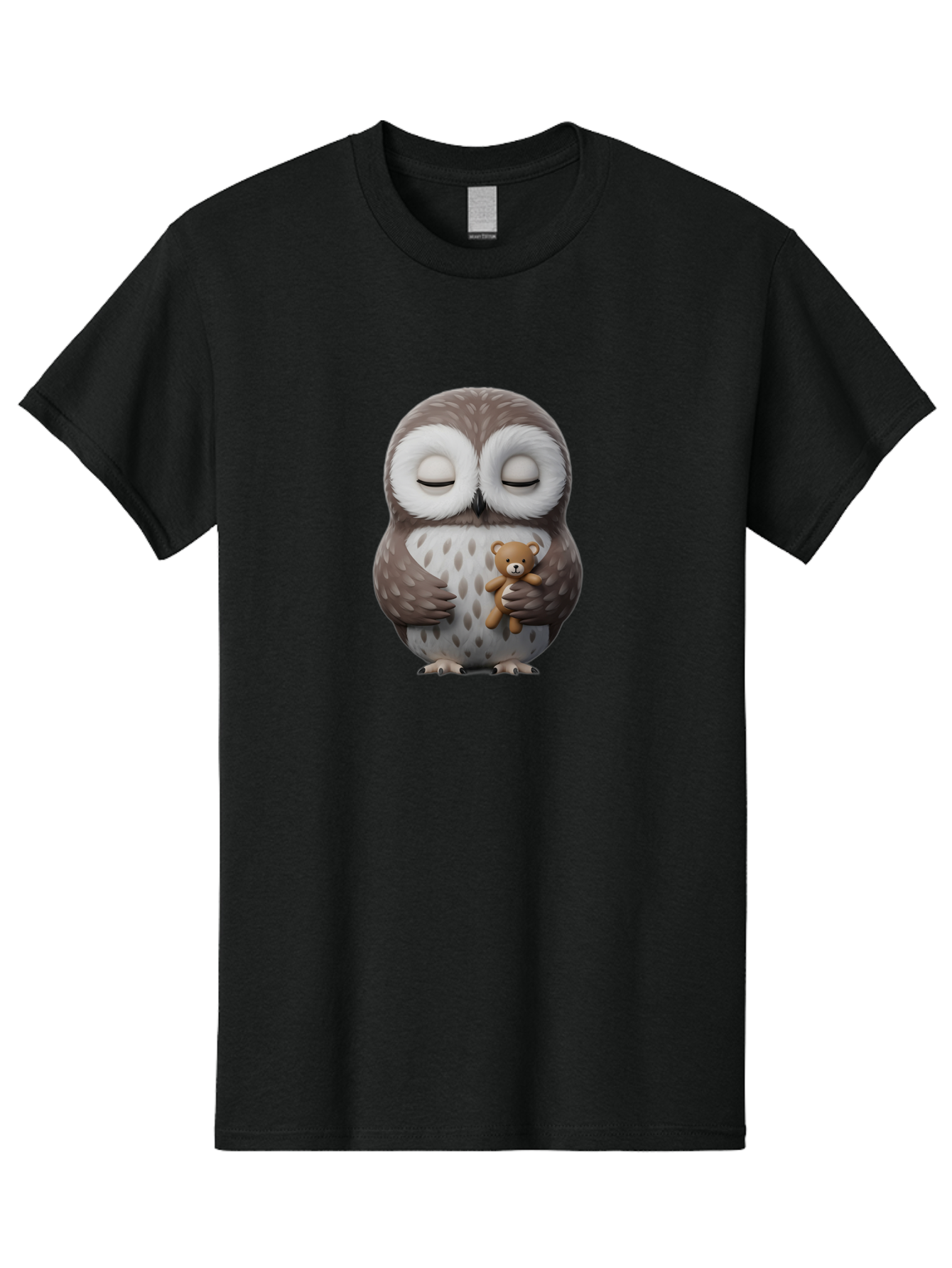 Owl-Hugging-Teddy-3 Men'S Graphic Tee, 100% Cotton, Comfortable Casual Summer Wear, Machine Washable, Vintage Camera, Old Camera, Antique Camera, Black Camera, Classic Photography, Photography Equipment, Nostalgic Device, Film Camera, Baf921