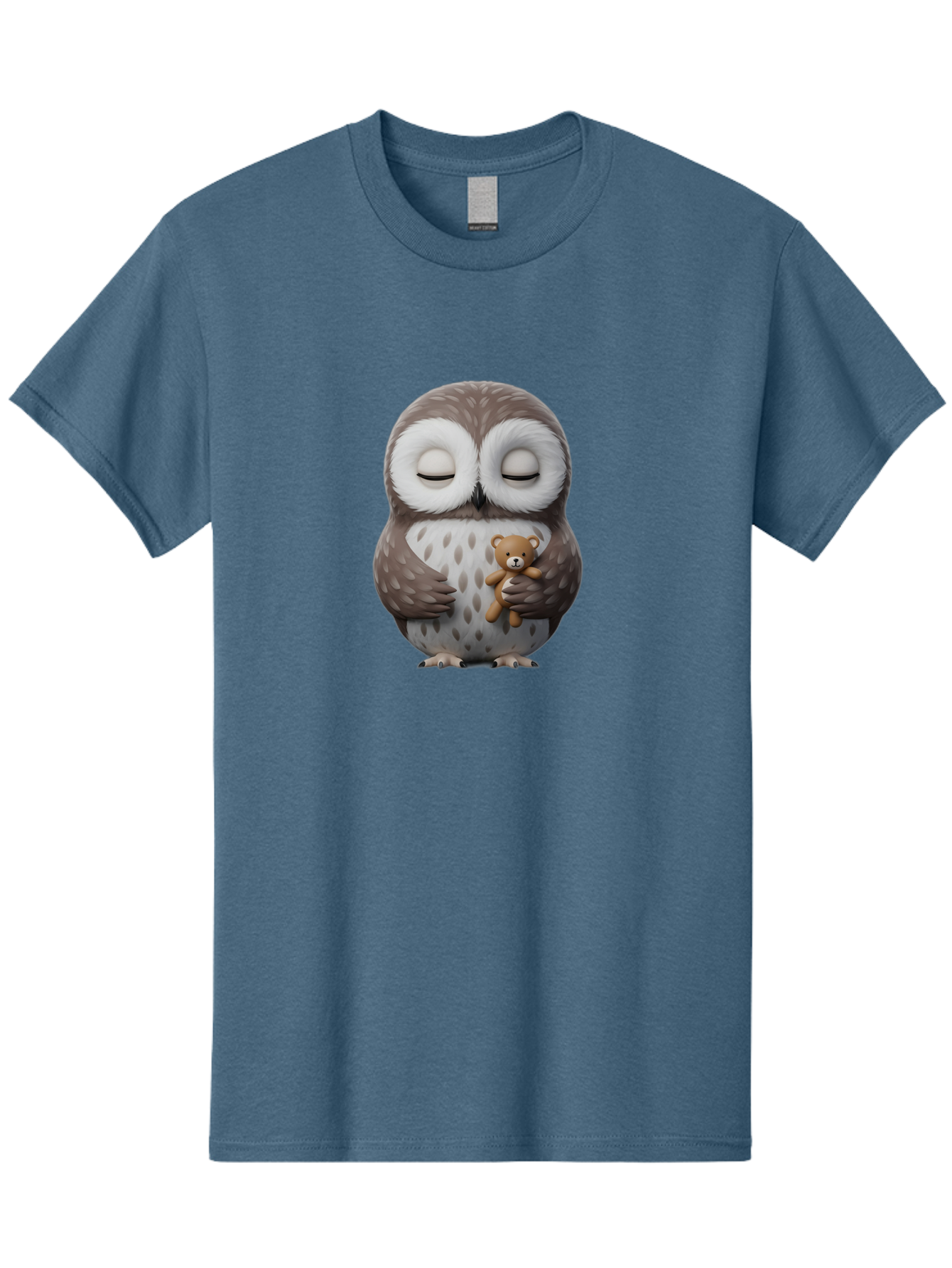 Owl-Hugging-Teddy-3 Men'S Graphic Tee, 100% Cotton, Comfortable Casual Summer Wear, Machine Washable, Vintage Camera, Old Camera, Antique Camera, Black Camera, Classic Photography, Photography Equipment, Nostalgic Device, Film Camera, Baf921