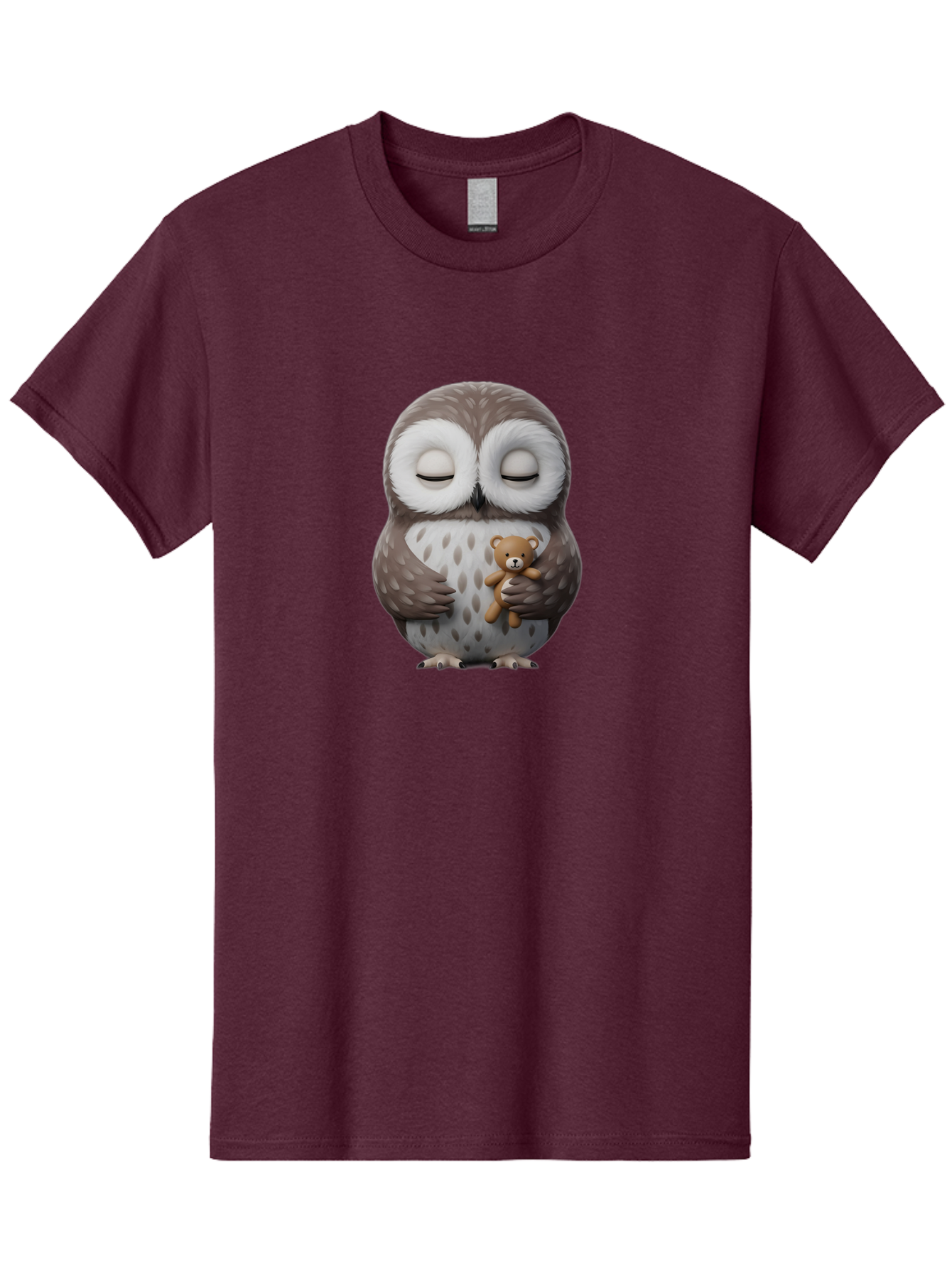 Owl-Hugging-Teddy-3 Men'S Graphic Tee, 100% Cotton, Comfortable Casual Summer Wear, Machine Washable, Vintage Camera, Old Camera, Antique Camera, Black Camera, Classic Photography, Photography Equipment, Nostalgic Device, Film Camera, Baf921