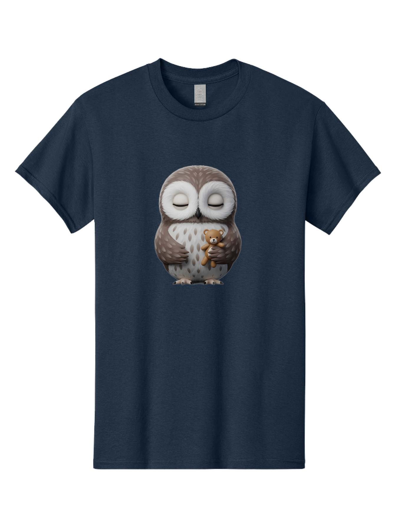 Owl-Hugging-Teddy-3 Men'S Graphic Tee, 100% Cotton, Comfortable Casual Summer Wear, Machine Washable, Vintage Camera, Old Camera, Antique Camera, Black Camera, Classic Photography, Photography Equipment, Nostalgic Device, Film Camera, Baf921
