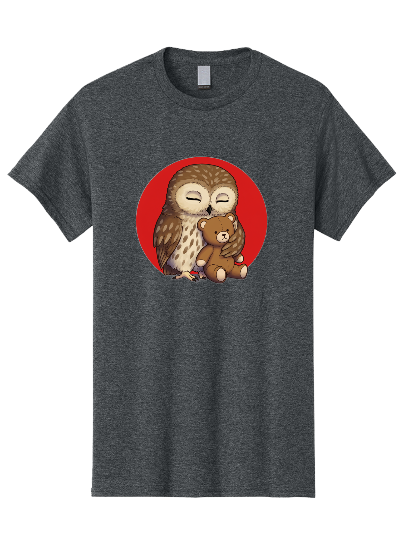 Owl-Hugging-Teddy-4 Men'S Graphic Tee, 100% Cotton, Comfortable Casual Summer Wear, Machine Washable, Vintage Camera, Old Camera, Antique Camera, Black Camera, Classic Photography, Photography Equipment, Nostalgic Device, Film Camera, Baf922