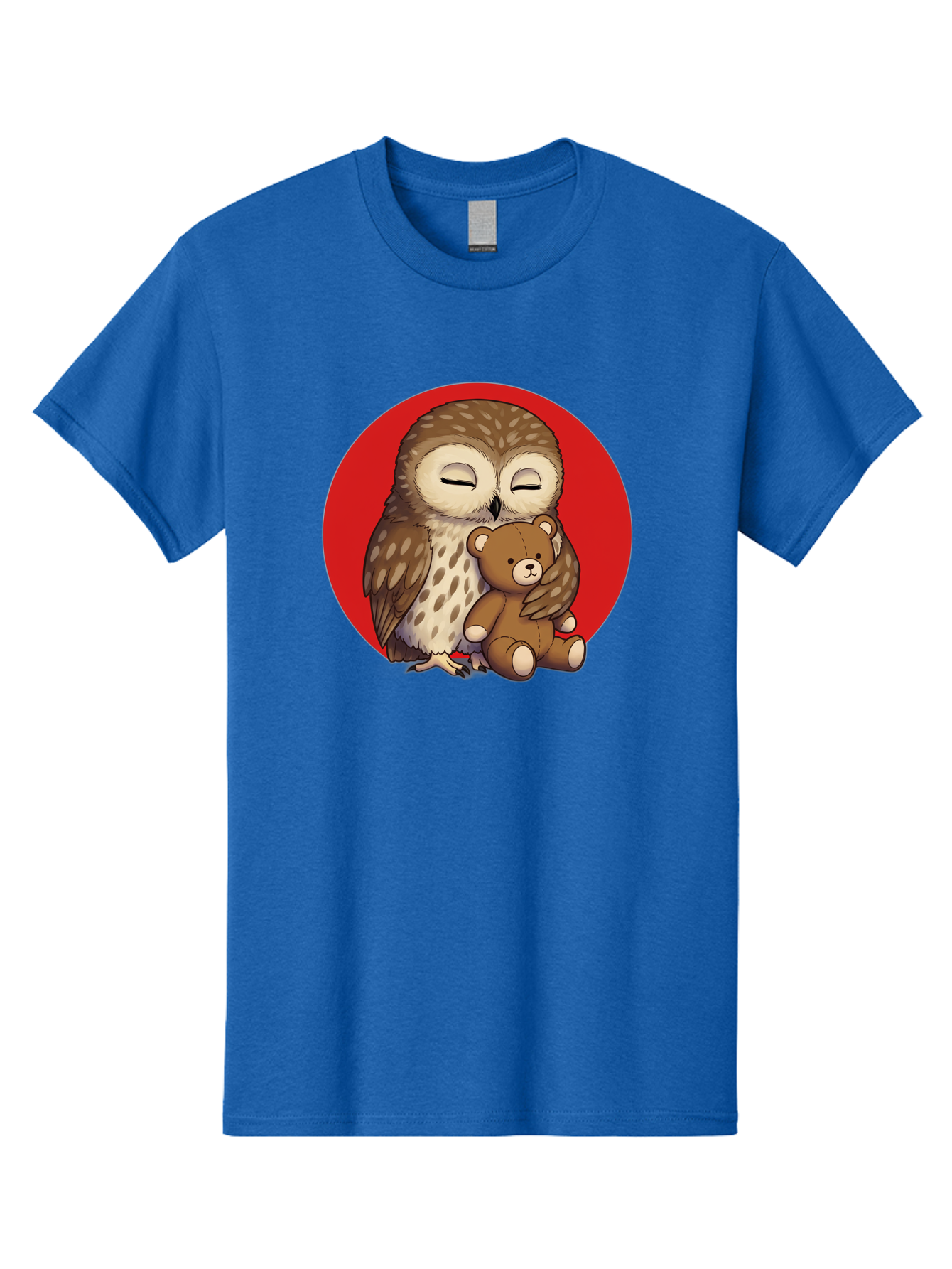 Owl-Hugging-Teddy-4 Men'S Graphic Tee, 100% Cotton, Comfortable Casual Summer Wear, Machine Washable, Vintage Camera, Old Camera, Antique Camera, Black Camera, Classic Photography, Photography Equipment, Nostalgic Device, Film Camera, Baf922