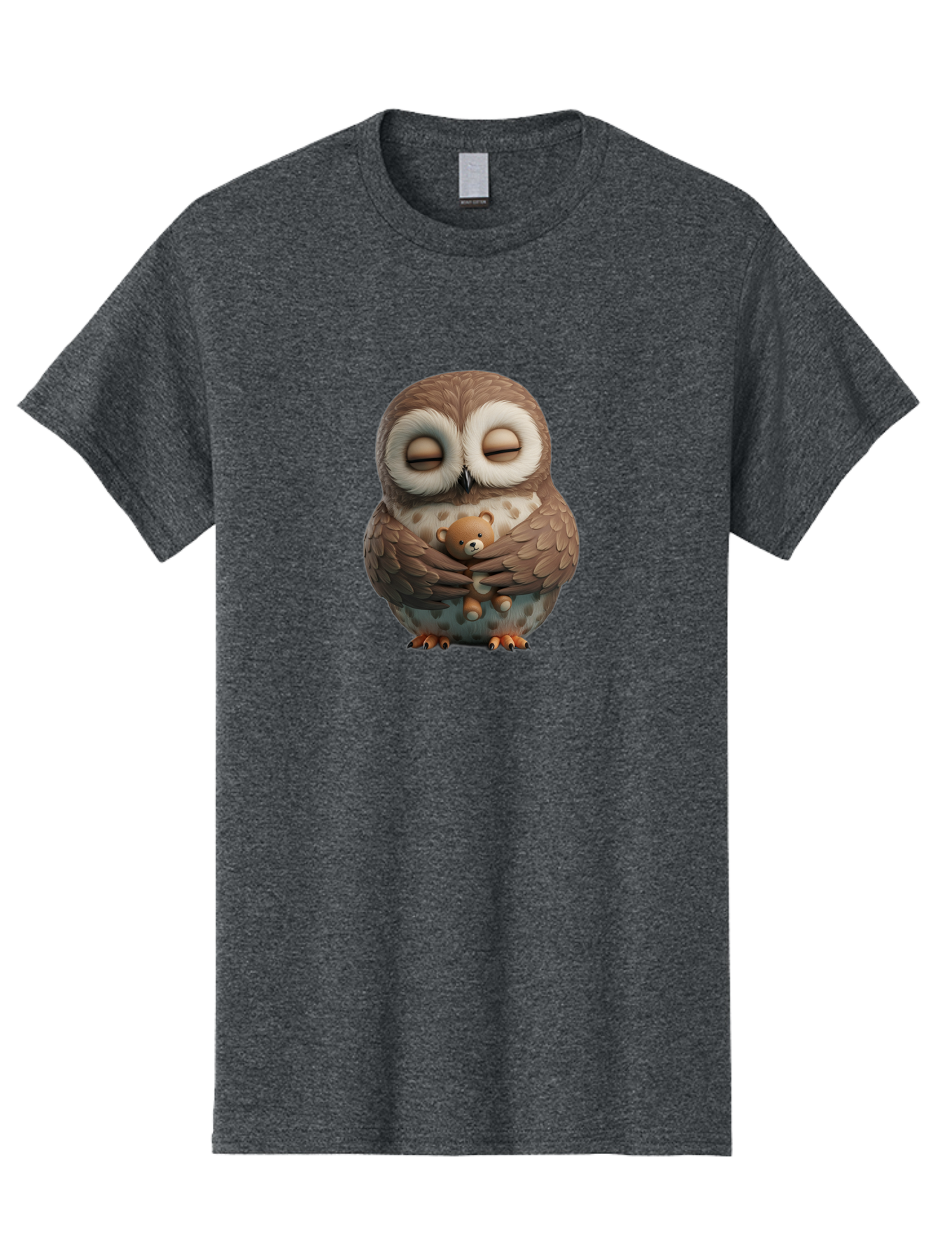 Owl-Hugging-Teddy-5 Men'S Graphic Tee, 100% Cotton, Comfortable Casual Summer Wear, Machine Washable, Vintage Camera, Old Camera, Antique Camera, Black Camera, Classic Photography, Photography Equipment, Nostalgic Device, Film Camera, Baf923