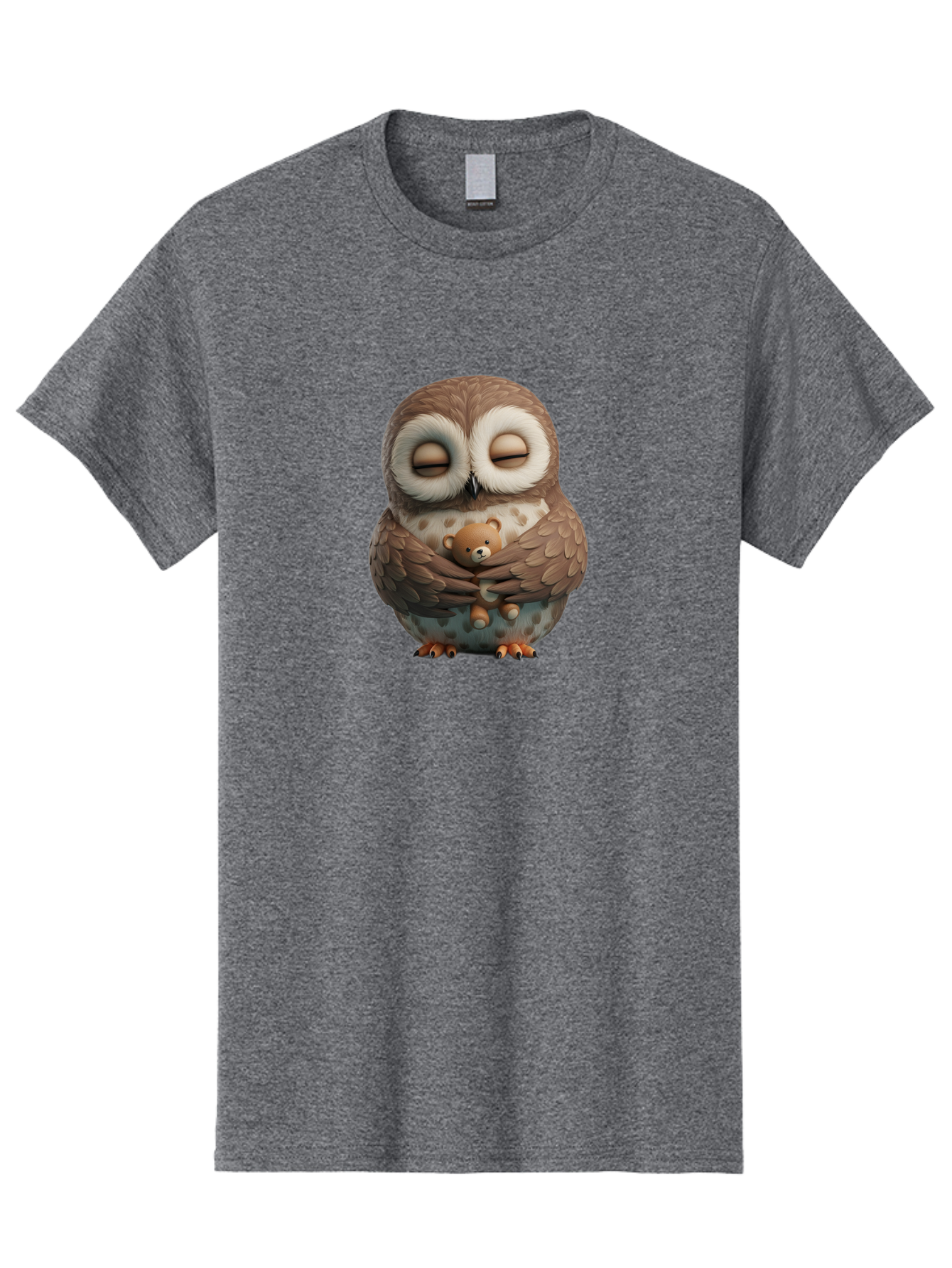 Owl-Hugging-Teddy-5 Men'S Graphic Tee, 100% Cotton, Comfortable Casual Summer Wear, Machine Washable, Vintage Camera, Old Camera, Antique Camera, Black Camera, Classic Photography, Photography Equipment, Nostalgic Device, Film Camera, Baf923