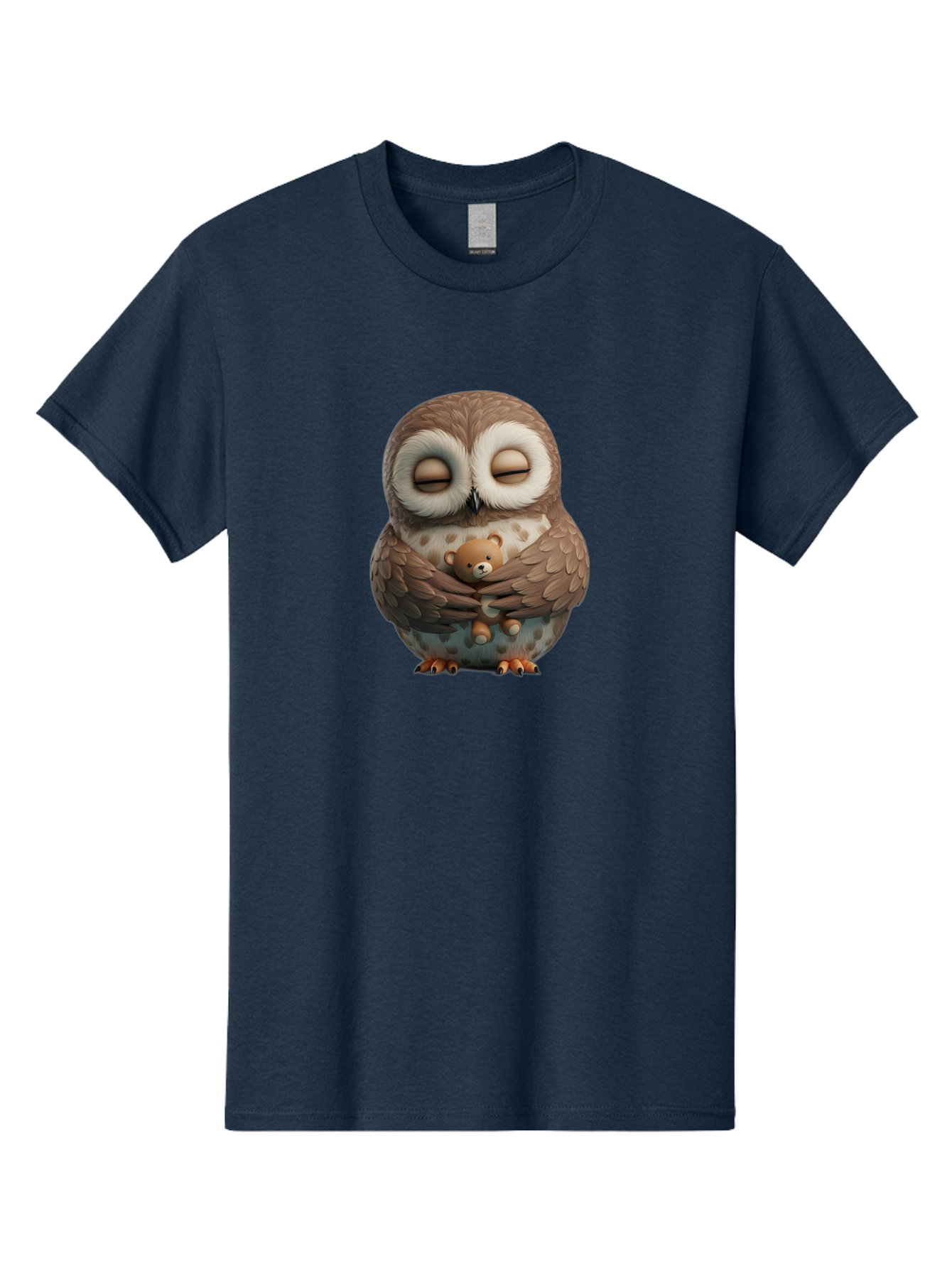 Owl-Hugging-Teddy-5 Men'S Graphic Tee, 100% Cotton, Comfortable Casual Summer Wear, Machine Washable, Vintage Camera, Old Camera, Antique Camera, Black Camera, Classic Photography, Photography Equipment, Nostalgic Device, Film Camera, Baf923